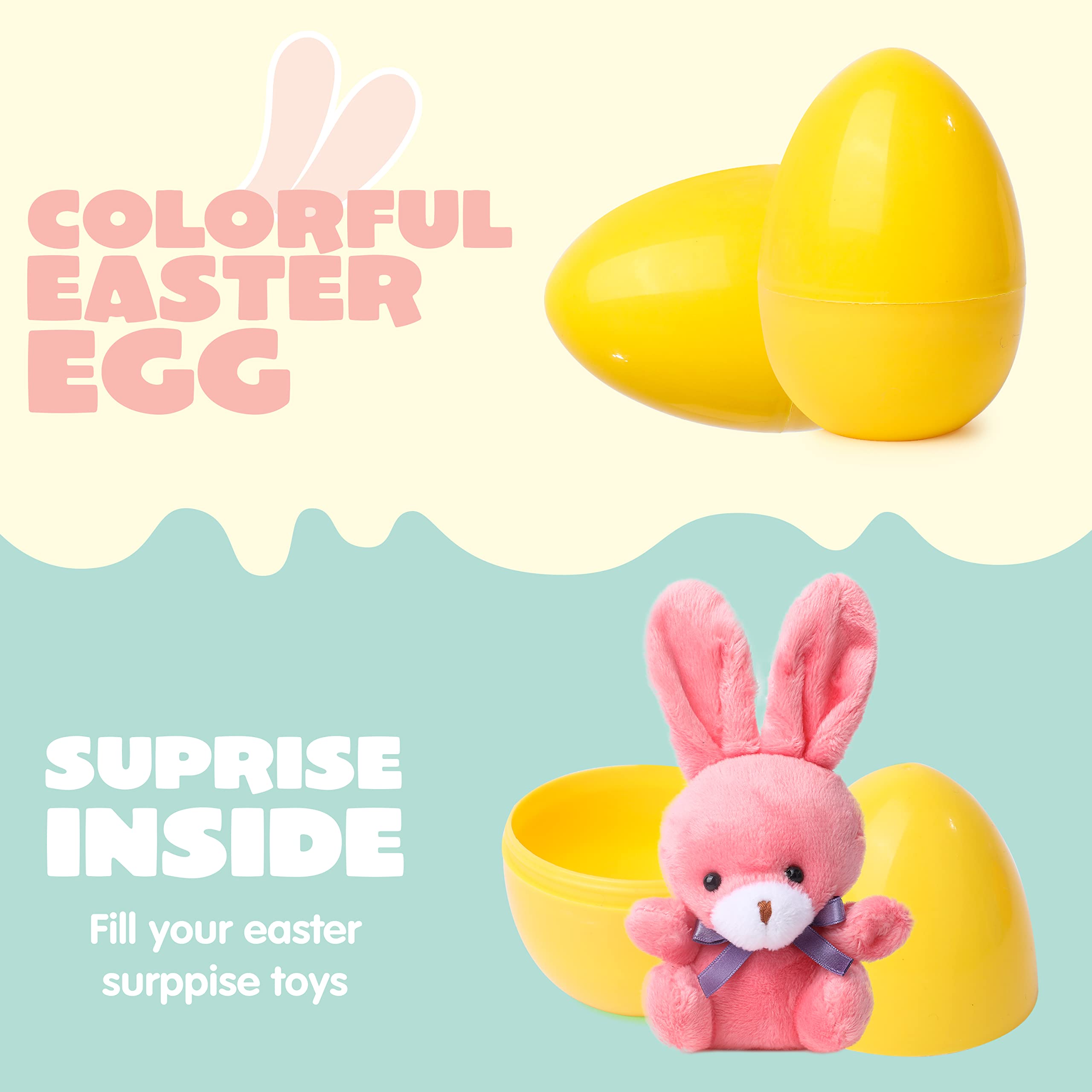 Foto 5 pulgar | Huevos De Pascua Rellenos De Peluche Joyin Con Conejitos De Peluche X24 Niños - Venta Internacional.