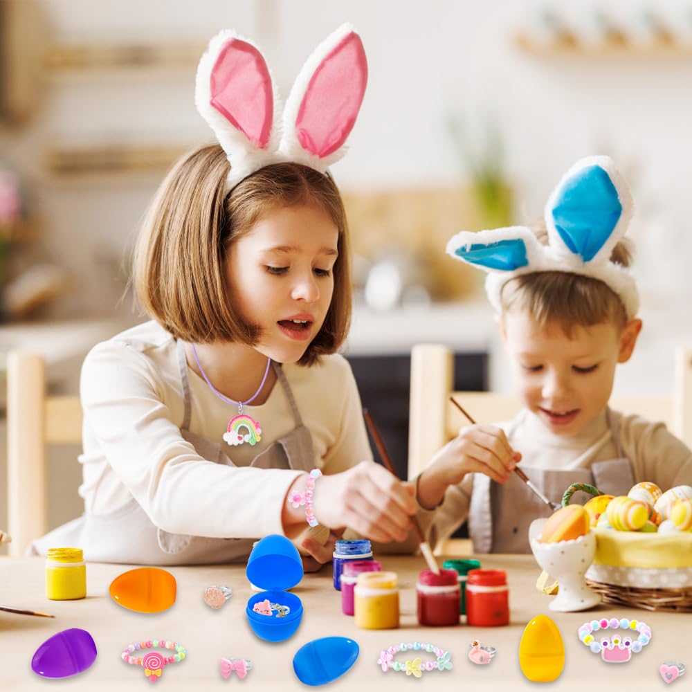 Foto 7 pulgar | Set De Huevos De Pascua Con Vellibring Prerelleno Con Pulseras Y Collares - Venta Internacional.