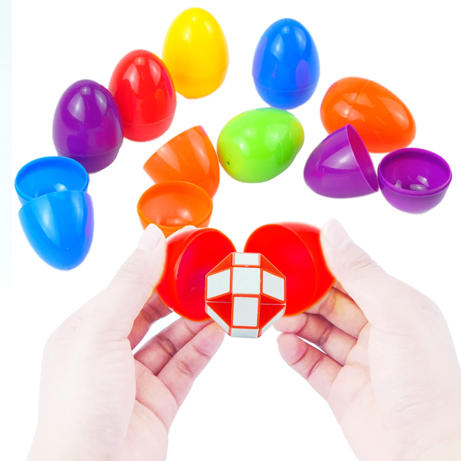 Foto 4 pulgar | Huevos De Pascua Joyin Precargados Con Minicubos De Serpiente, 12 Unidades - Venta Internacional.