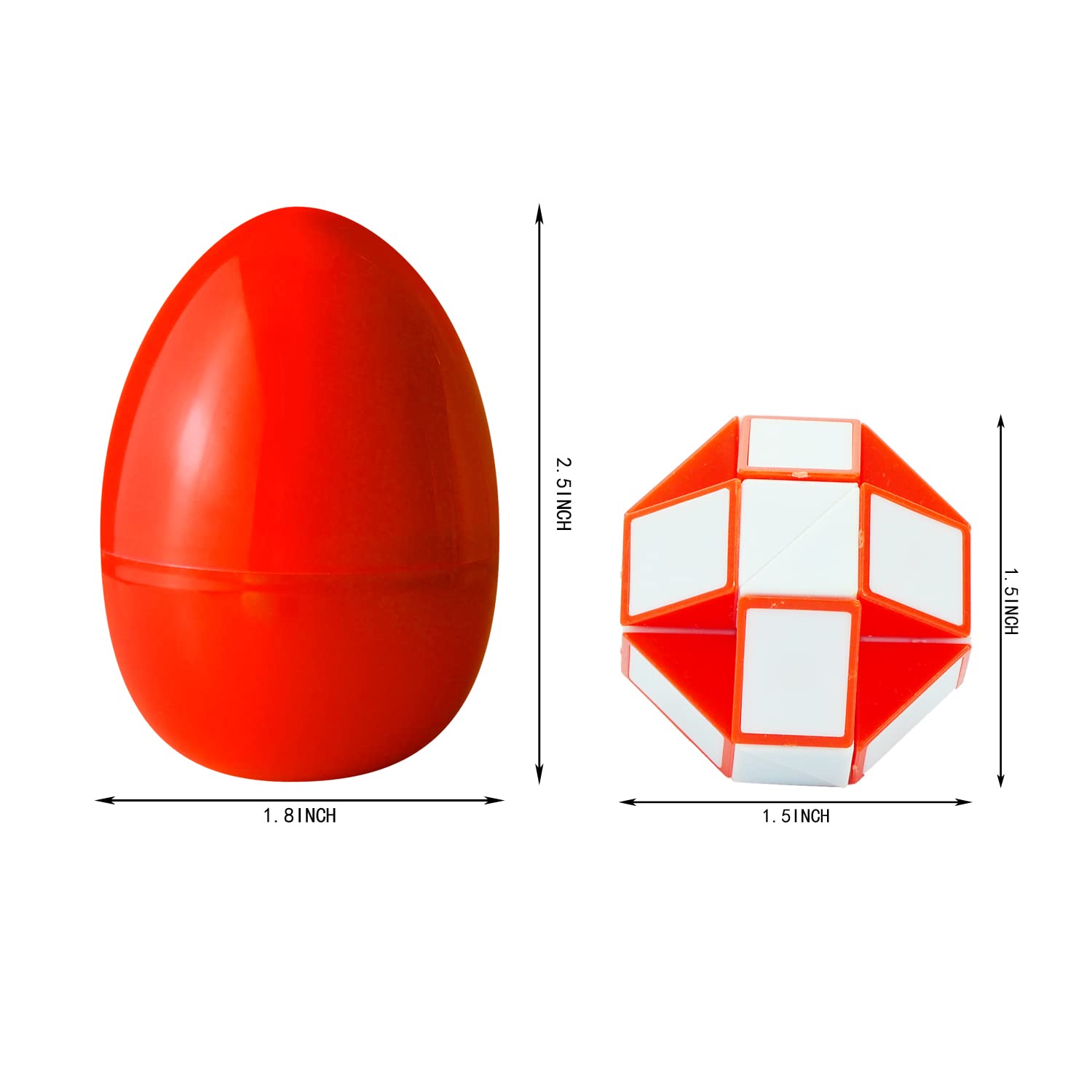 Foto 5 pulgar | Huevos De Pascua Joyin Precargados Con Minicubos De Serpiente, 12 Unidades - Venta Internacional.
