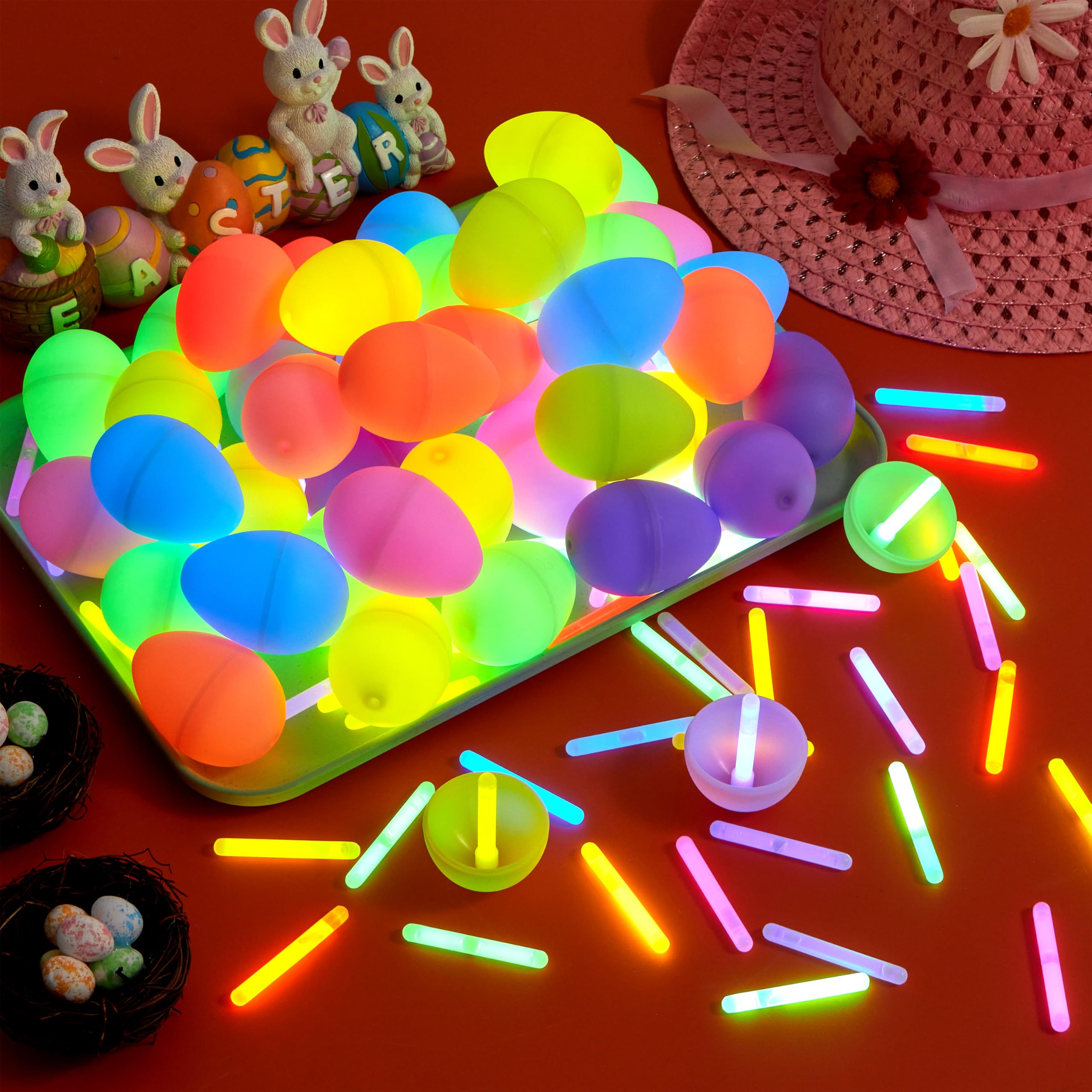 Foto 7 pulgar | Huevos De Pascua Joyin, 144 Unidades Con 288 Unidades, Minibarras Luminosas Para Niños - Venta Internacional.