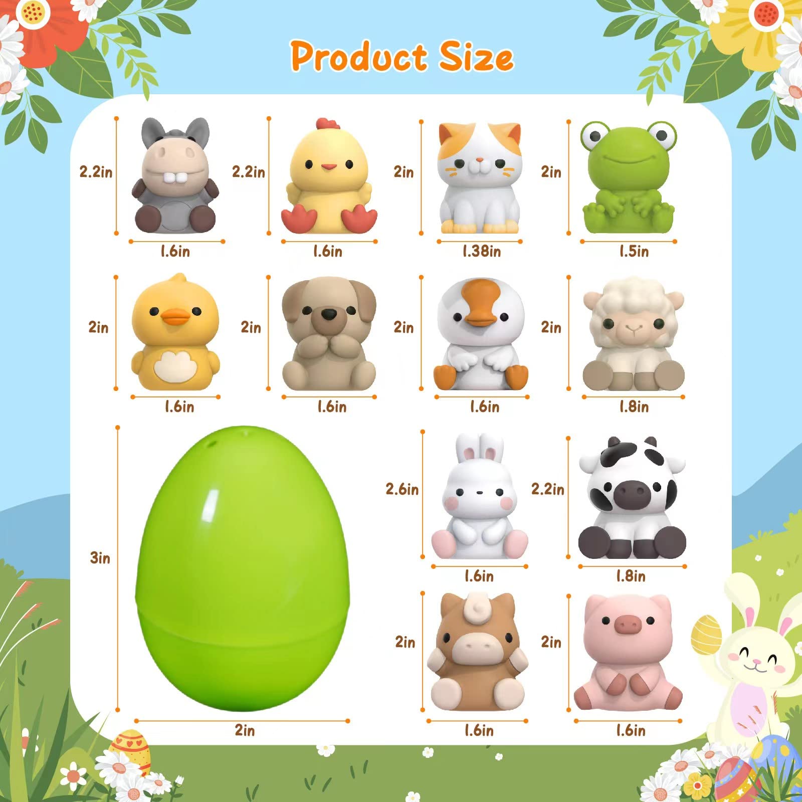 Foto 4 pulgar | Huevos De Pascua Letapapa Precargados Con Marionetas De Animales, 12 Unidades - Venta Internacional.