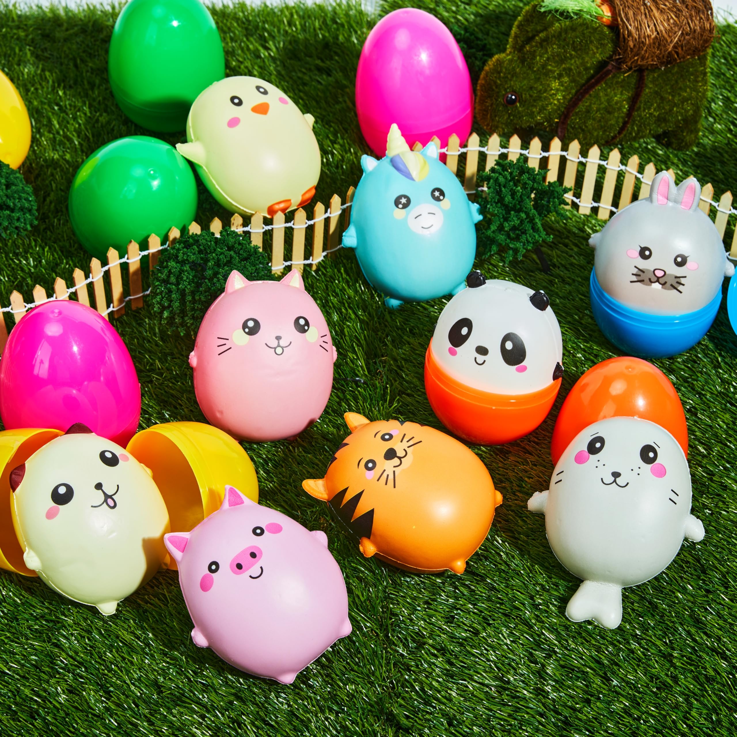 Foto 3 pulgar | Huevos De Pascua Rellenos Con Bonitos Animales De Peluche, 10 Unidades Joyin - Venta Internacional.