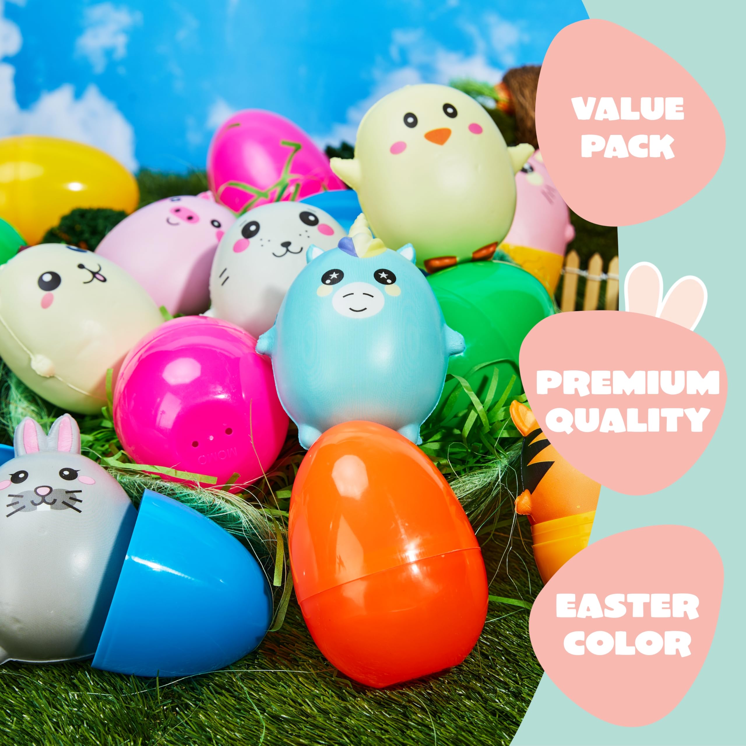 Foto 5 pulgar | Huevos De Pascua Rellenos Con Bonitos Animales De Peluche, 10 Unidades Joyin - Venta Internacional.