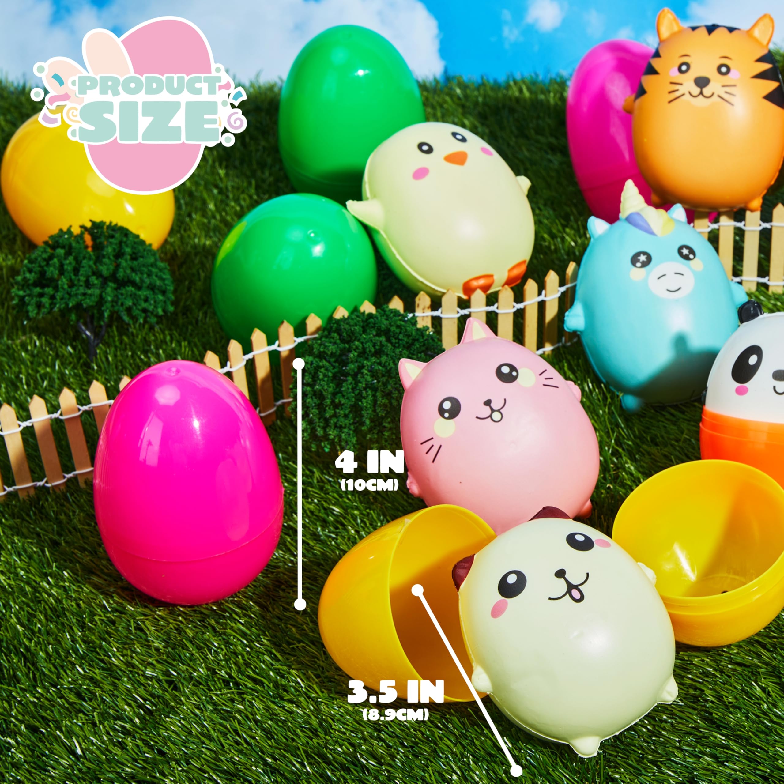Foto 7 pulgar | Huevos De Pascua Rellenos Con Bonitos Animales De Peluche, 10 Unidades Joyin - Venta Internacional.