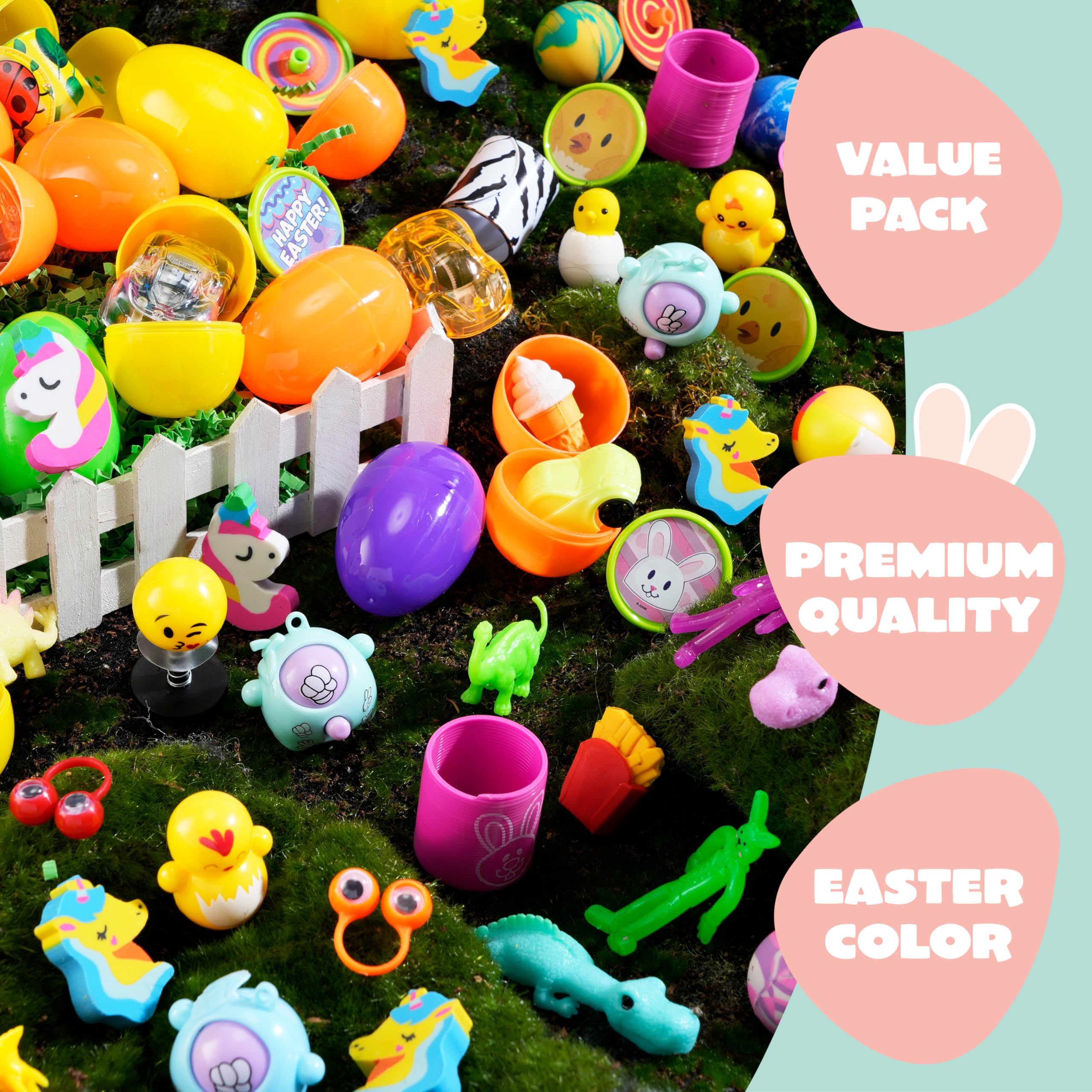Foto 7 pulgar | Huevos De Pascua Precargados Joyin, 160 Unidades, Con Varios Juguetes - Venta Internacional.