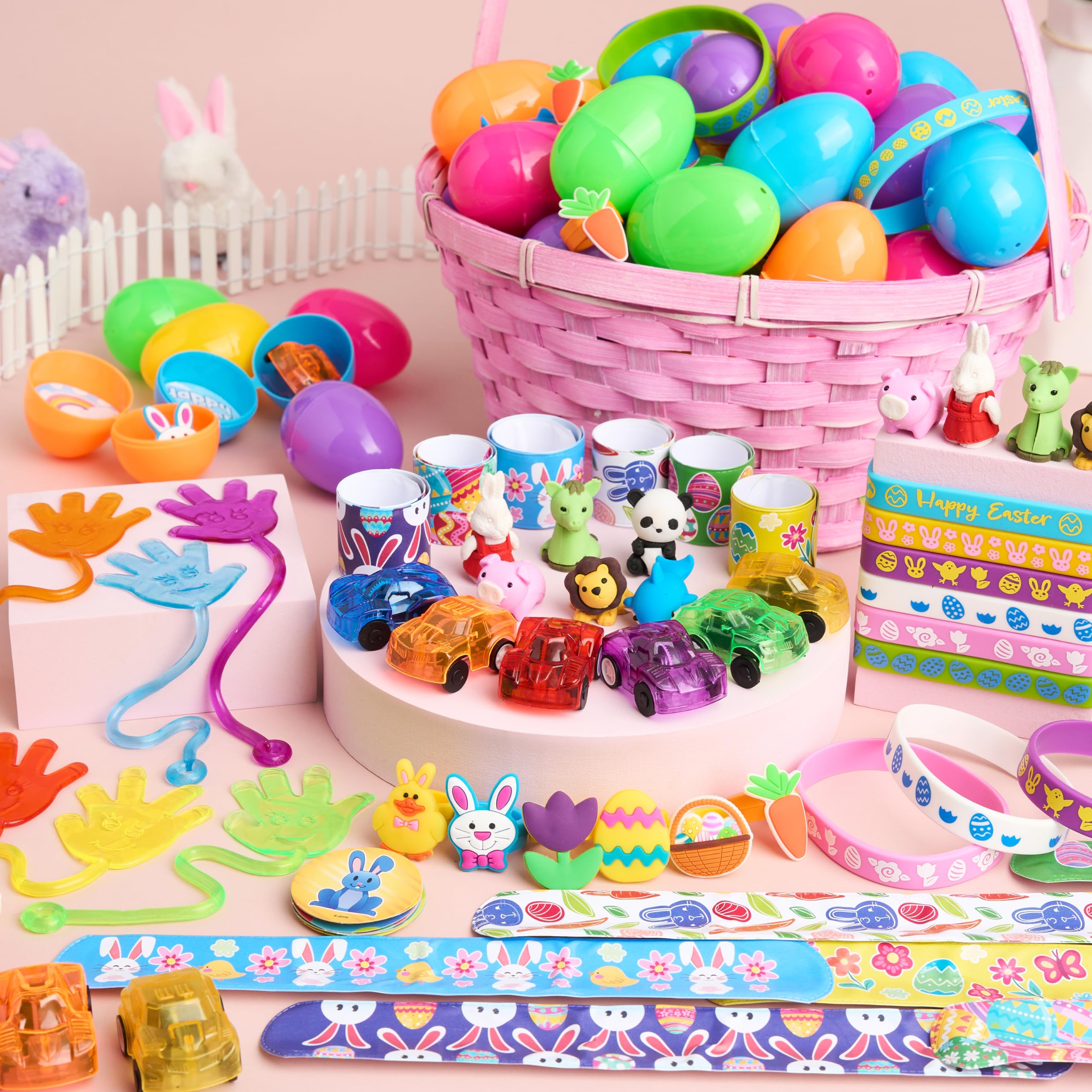 Foto 8 pulgar | Huevos De Pascua Precargados Joyin, 100 Unidades Con Varios Juguetes Y Pegatinas - Venta Internacional.