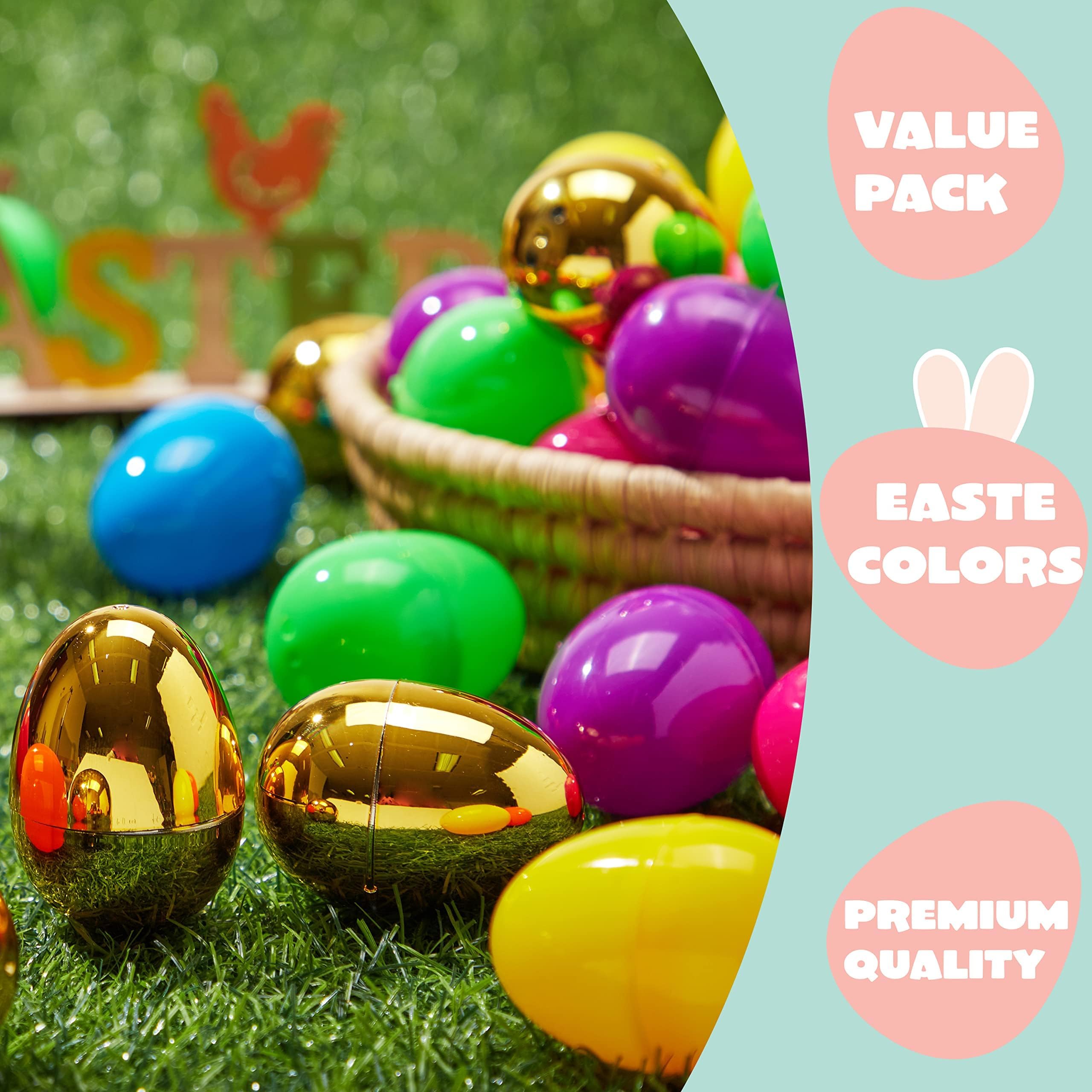 Foto 2 | Huevos De Pascua Joyin 200 Unidades, 194 Piezas Coloridas Y 6 Huevos Dorados - Venta Internacional.