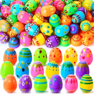 Foto 1 | Huevos De Pascua De Plástico Joyin, 200 Unidades, 5,8 Cm De Alto, Con 6 Colores - Venta Internacional.