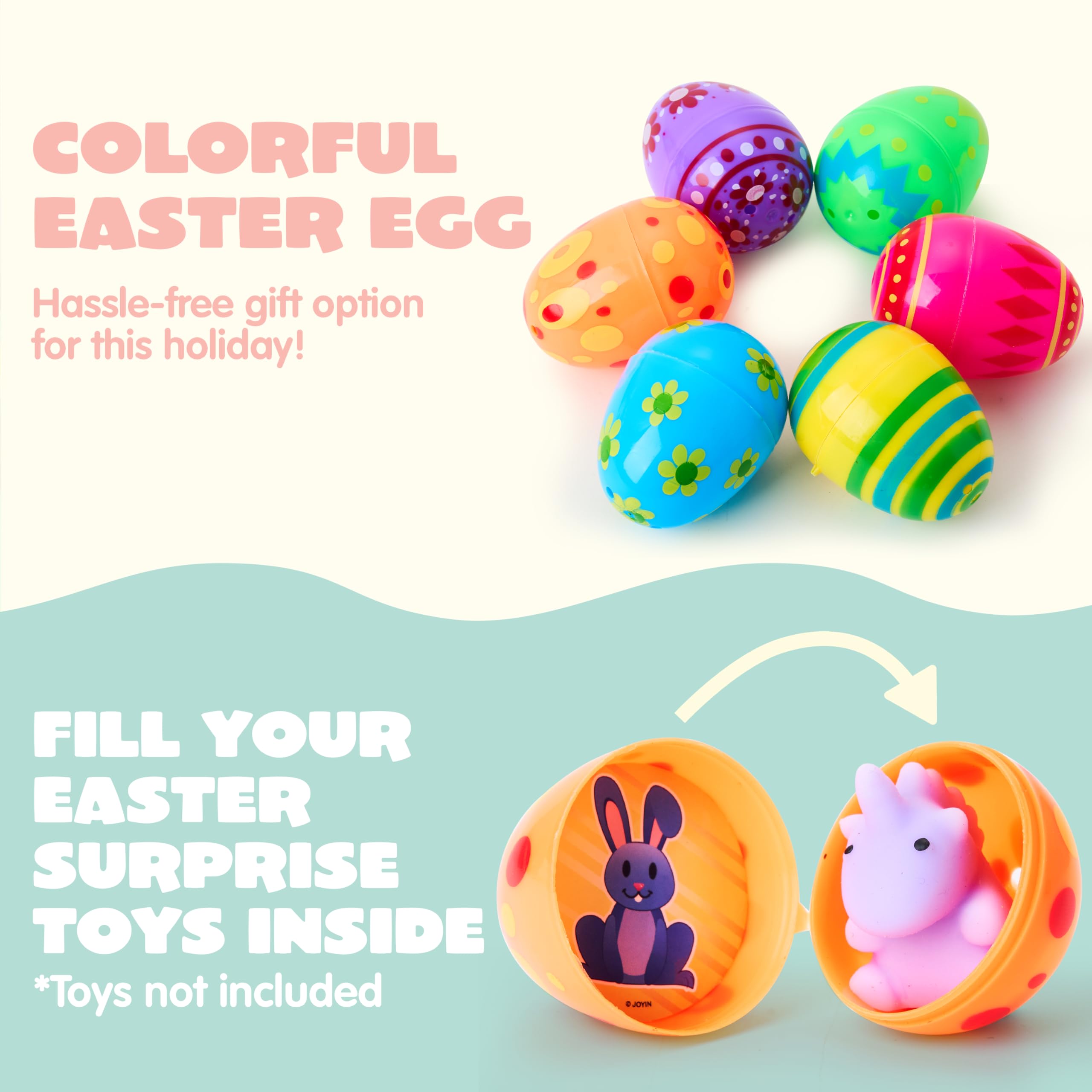 Foto 5 pulgar | Huevos De Pascua De Plástico Joyin, 200 Unidades, 5,8 Cm De Alto, Con 6 Colores - Venta Internacional.