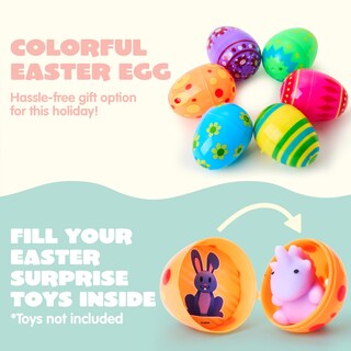 Foto 4 | Huevos De Pascua De Plástico Joyin, 200 Unidades, 5,8 Cm De Alto, Con 6 Colores - Venta Internacional.