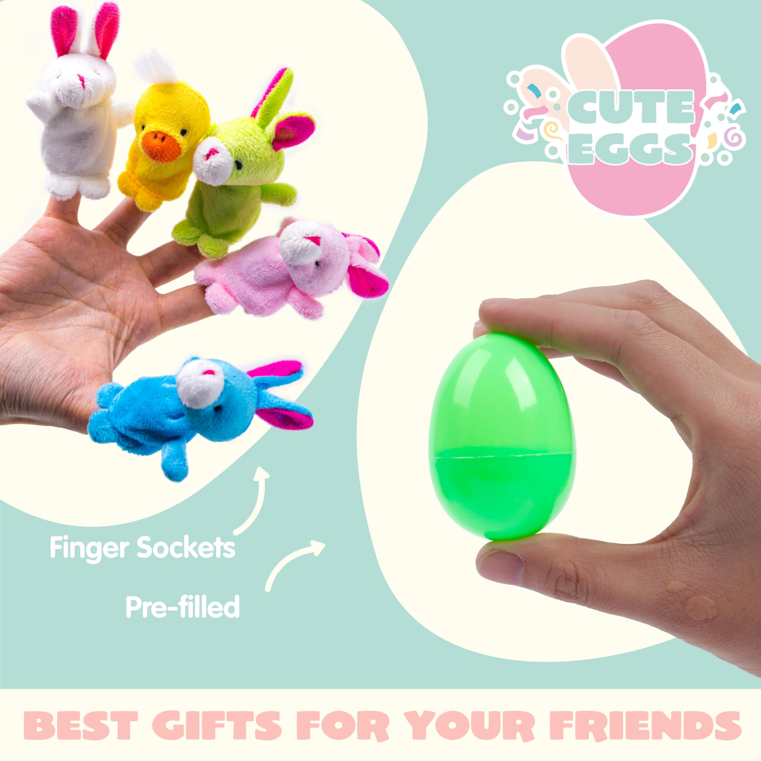 Foto 4 pulgar | Huevos De Pascua Rellenos Con Marionetas De Animales, 36 Unidades Para Niños - Venta Internacional.