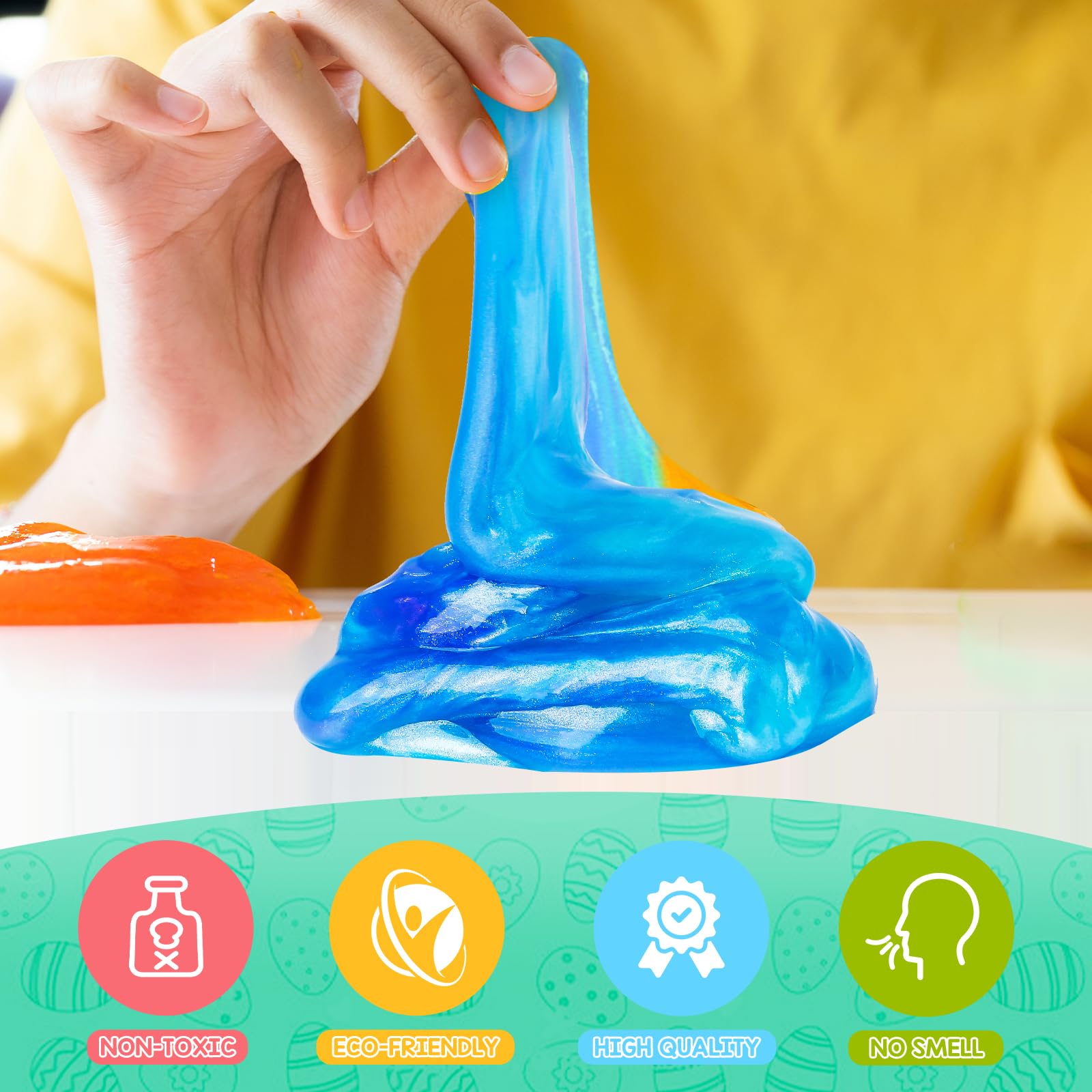 Foto 6 pulgar | Huevos De Pascua Letapapa Precargados Con Galaxy Slime, 24 Unidades - Venta Internacional.