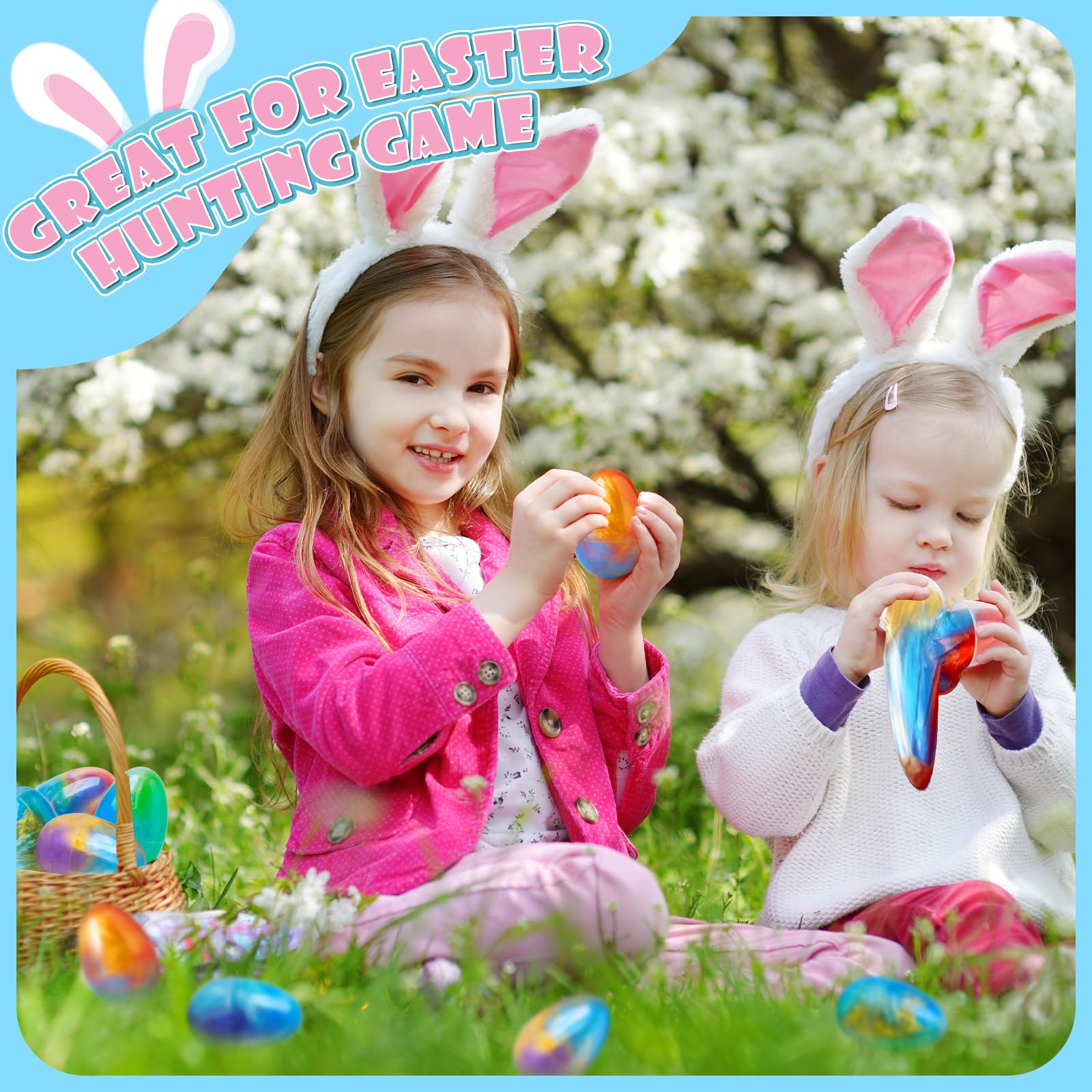 Foto 8 pulgar | Huevos De Pascua Letapapa Precargados Con Galaxy Slime, 24 Unidades - Venta Internacional.