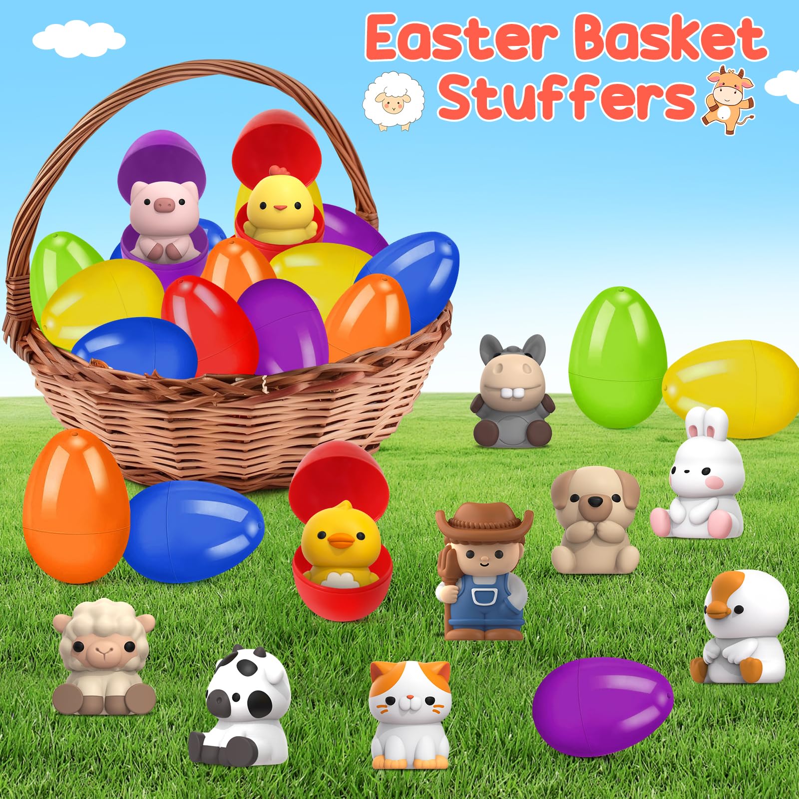Foto 5 pulgar | Huevos De Pascua Con Marionetas Aurotops Para Niños, 12 Unidades - Venta Internacional.