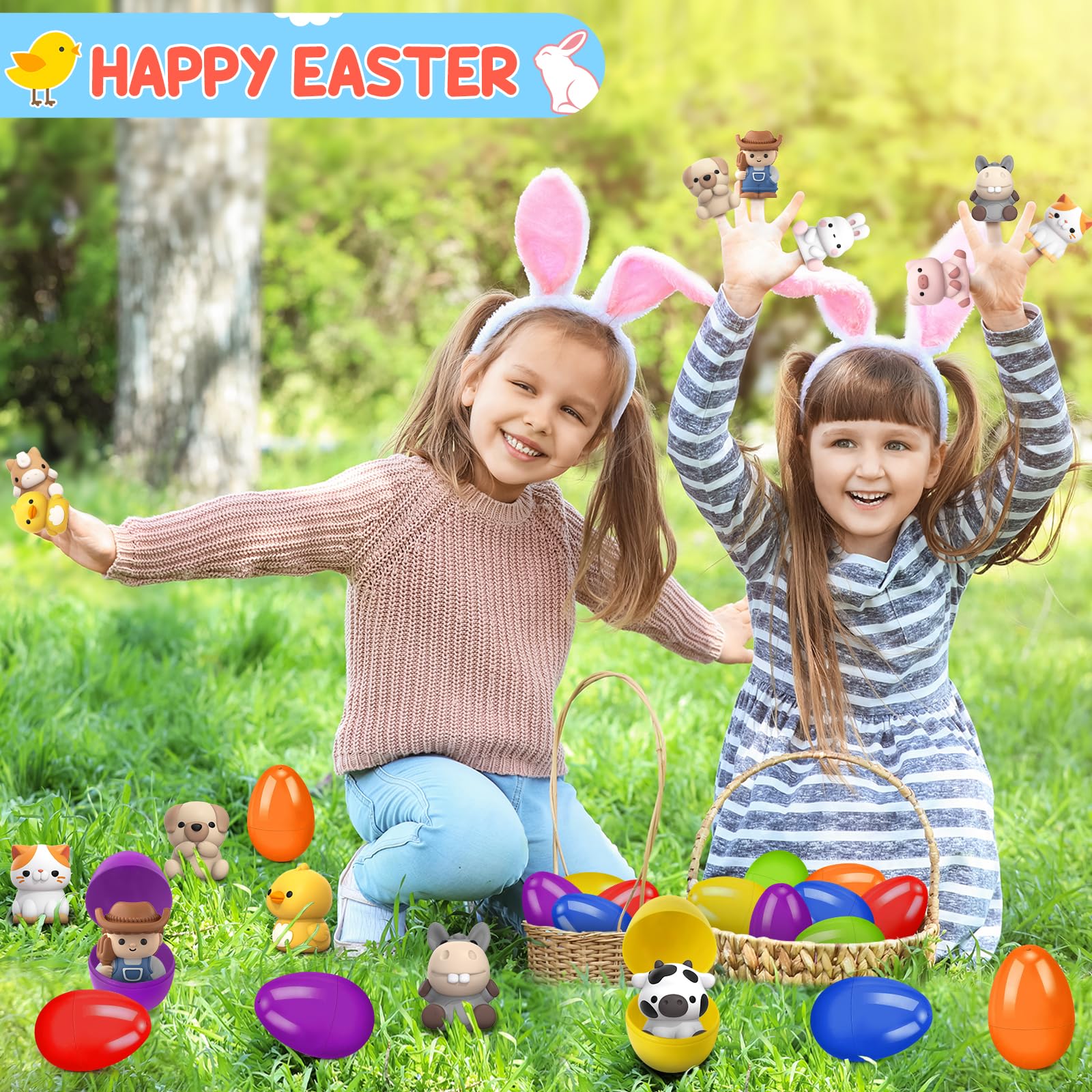 Foto 8 pulgar | Huevos De Pascua Con Marionetas Aurotops Para Niños, 12 Unidades - Venta Internacional.