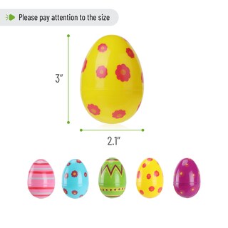 Foto 2 | Huevos De Pascua De Plástico Con Estampado Mr. Pen, Paquete De 30 Unidades, 7,6 Cm De Alto - Venta Internacional.