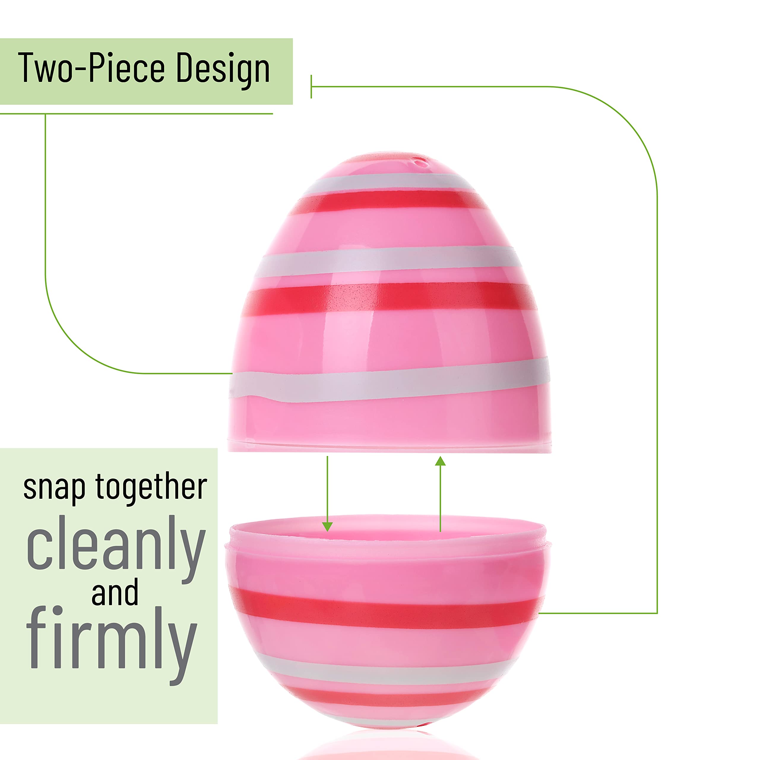 Foto 5 pulgar | Huevos De Pascua De Plástico Con Estampado Mr. Pen, Paquete De 30 Unidades, 7,6 Cm De Alto - Venta Internacional.
