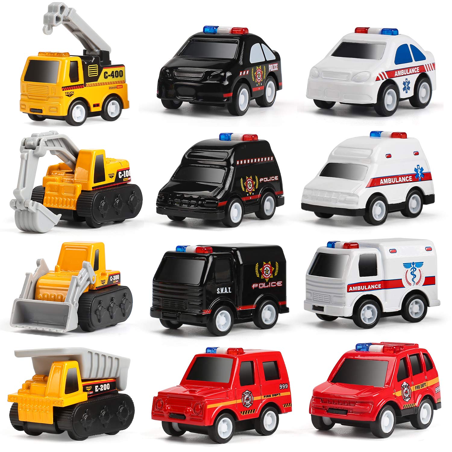 Foto 6 pulgar | Huevos De Pascua Rellenos Con Coches Retráctiles De Aleación, Paquete De 12 Unidades, Bonitas Piedras - Venta Inte