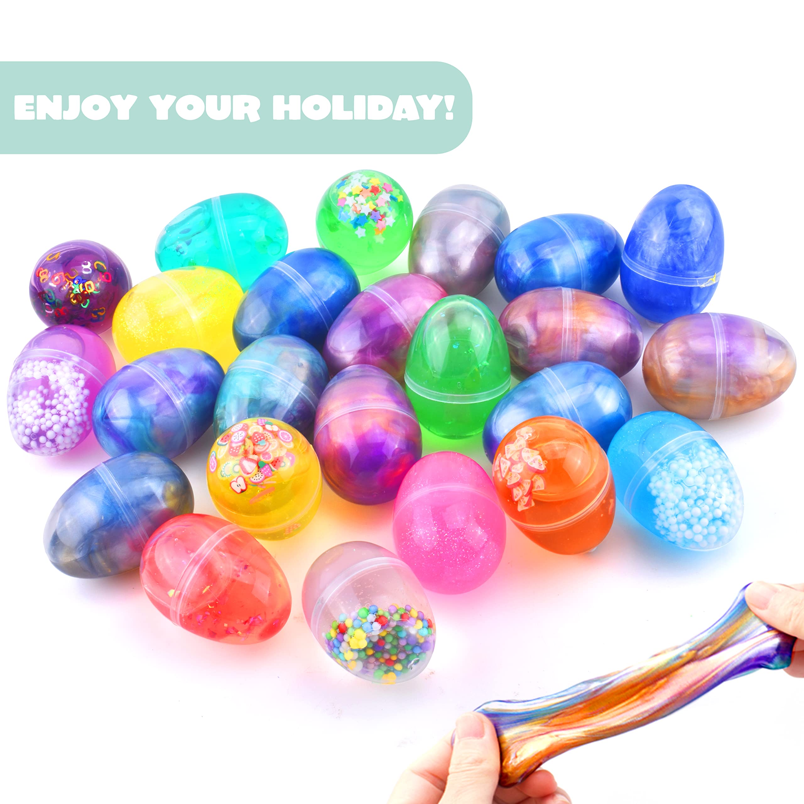 Foto 5 | Huevos De Pascua Rellenos Joyin Con Cristal, Galaxia Y Limo, 24 Unidades - Venta Internacional.