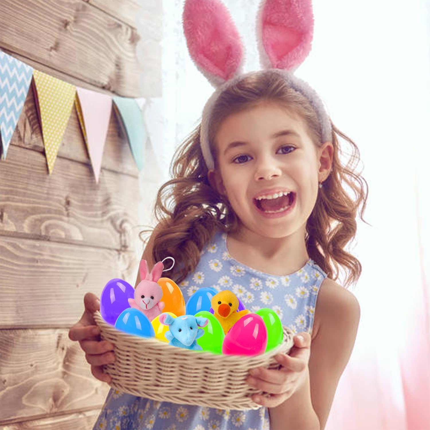 Foto 4 pulgar | Set De Huevos De Pascua Rellenos De Minianimales De Peluche Juegoal - Venta Internacional.