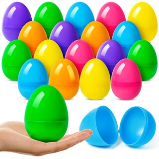 Foto 1 | Huevos De Pascua De Plástico V-opitos De 8 Cm, 36 Unidades, Rellenables A Granel Con Bisagra - Venta Internacional.