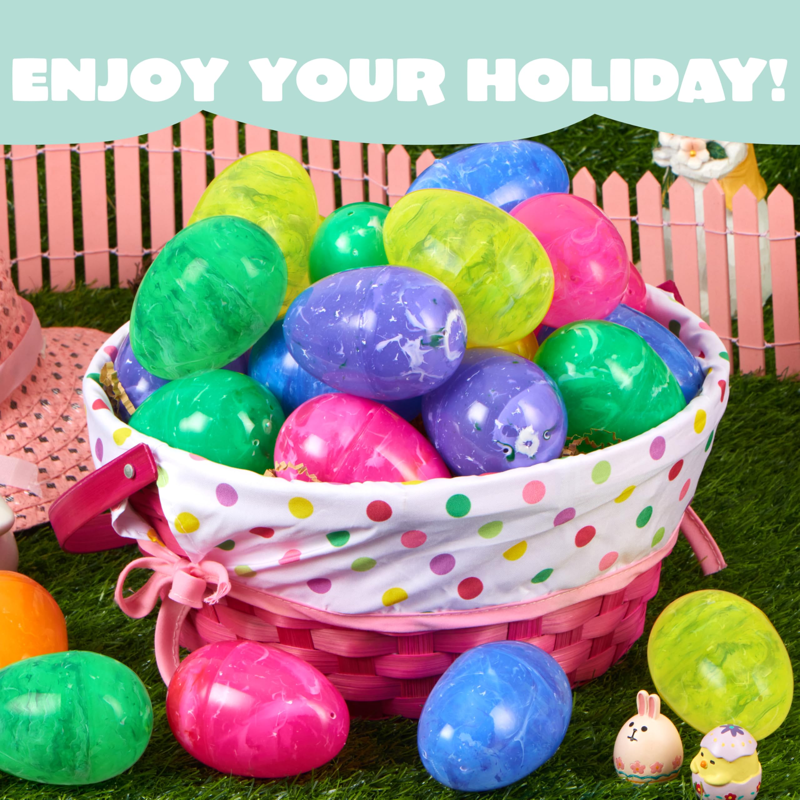 Foto 7 pulgar | Huevos De Pascua Joyin Con Estampado Iridiscente De 8 Cm De Altura, 30 Unidades, Para Niños - Venta Internacional.
