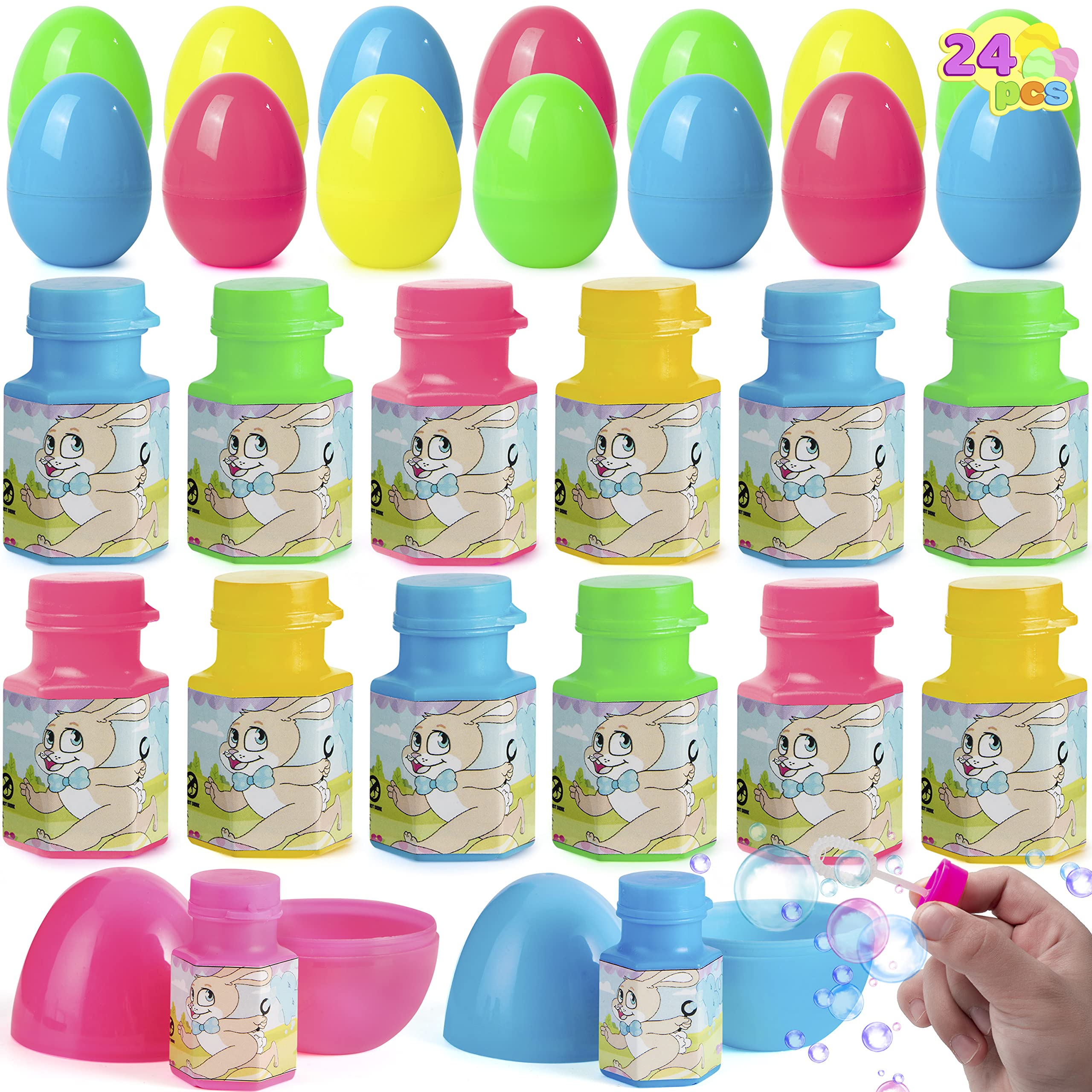 Foto 2 pulgar | Varitas De Burbujas Precargadas Con Forma De Huevos De Pascua, 24 Unidades, Para Niños Joyin - Venta Internacional.