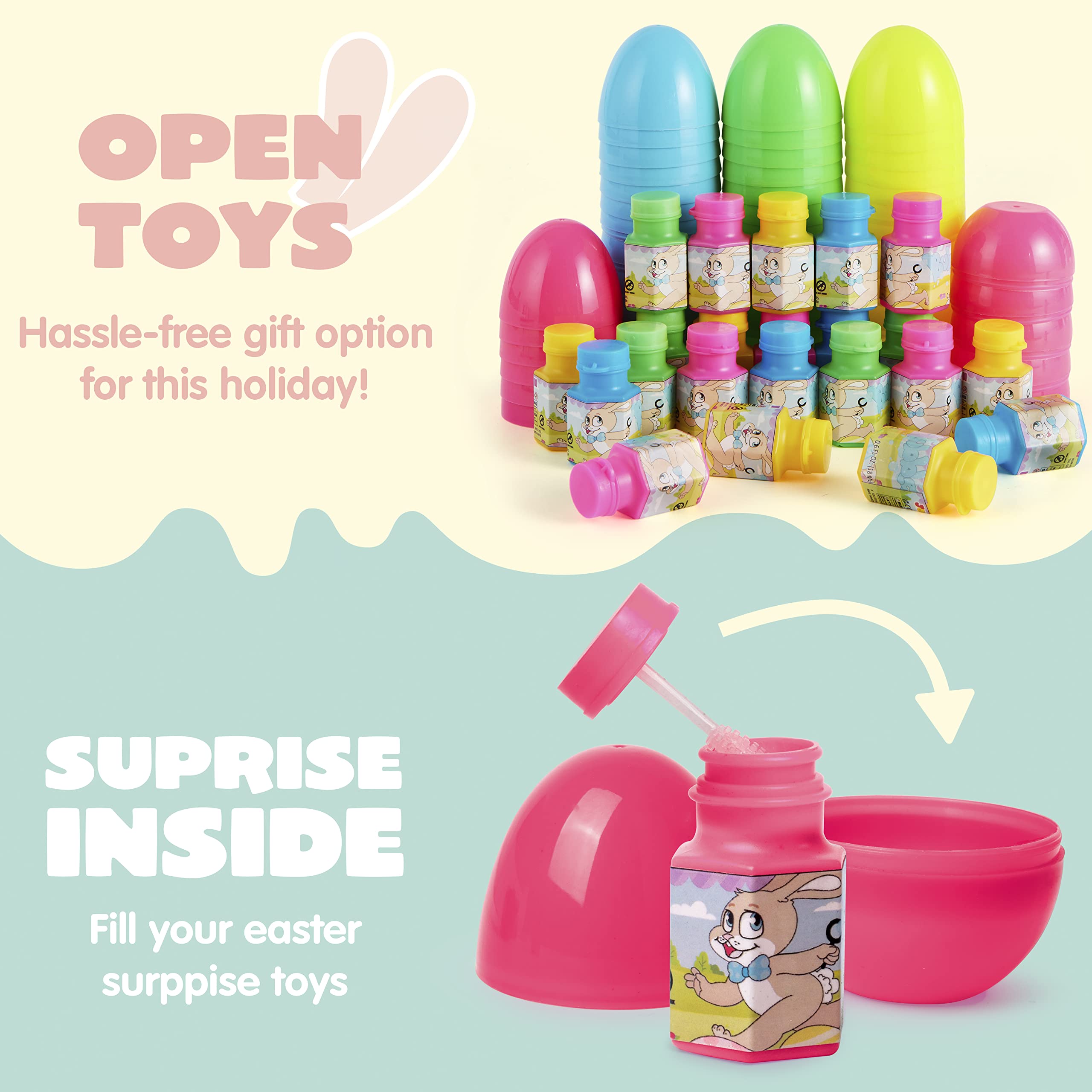 Foto 5 pulgar | Varitas De Burbujas Precargadas Con Forma De Huevos De Pascua, 24 Unidades, Para Niños Joyin - Venta Internacional.