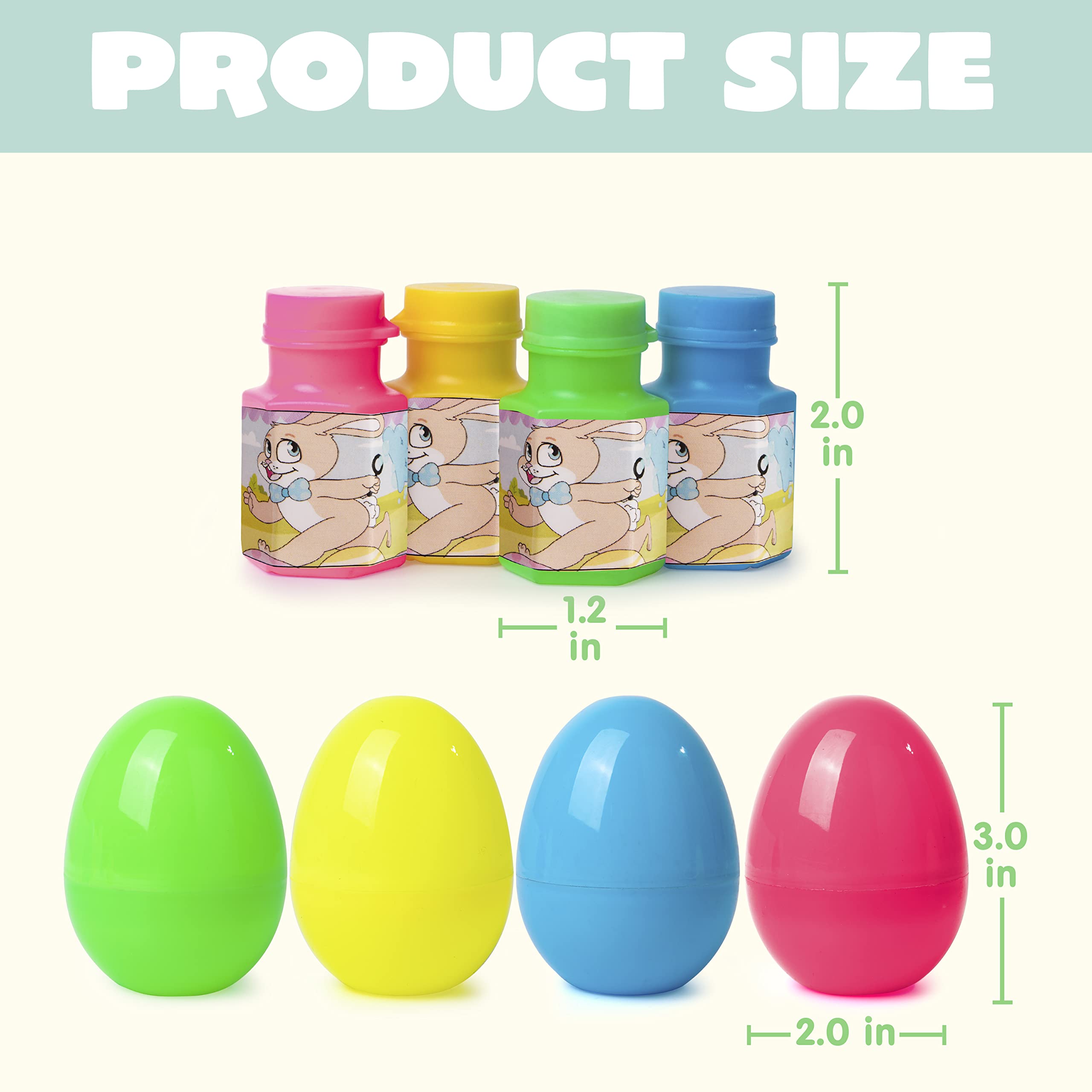 Foto 7 pulgar | Varitas De Burbujas Precargadas Con Forma De Huevos De Pascua, 24 Unidades, Para Niños Joyin - Venta Internacional.