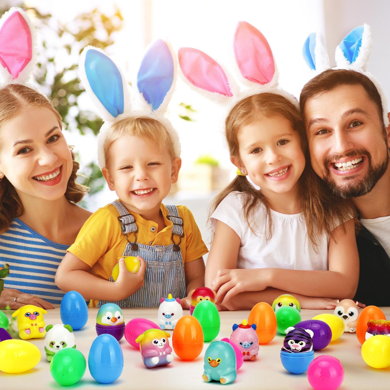 Foto 7 pulgar | Paquete De 20 Huevos De Pascua Precargados Con Juguetes De Animales Blandos - Venta Internacional.