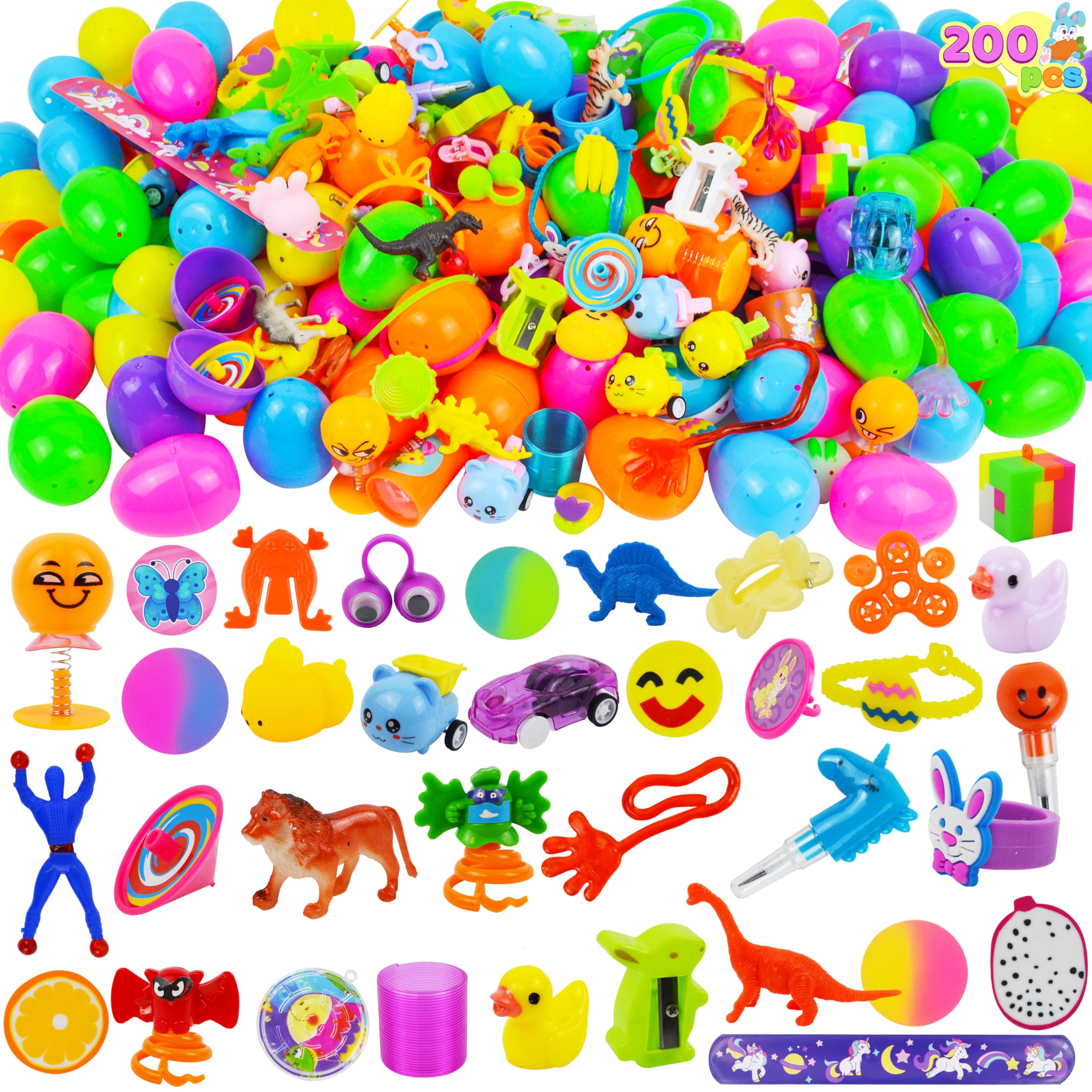 Huevos De Pascua Precargados Joyin, 200 Unidades, Con Varios Juguetes - Venta Internacional.