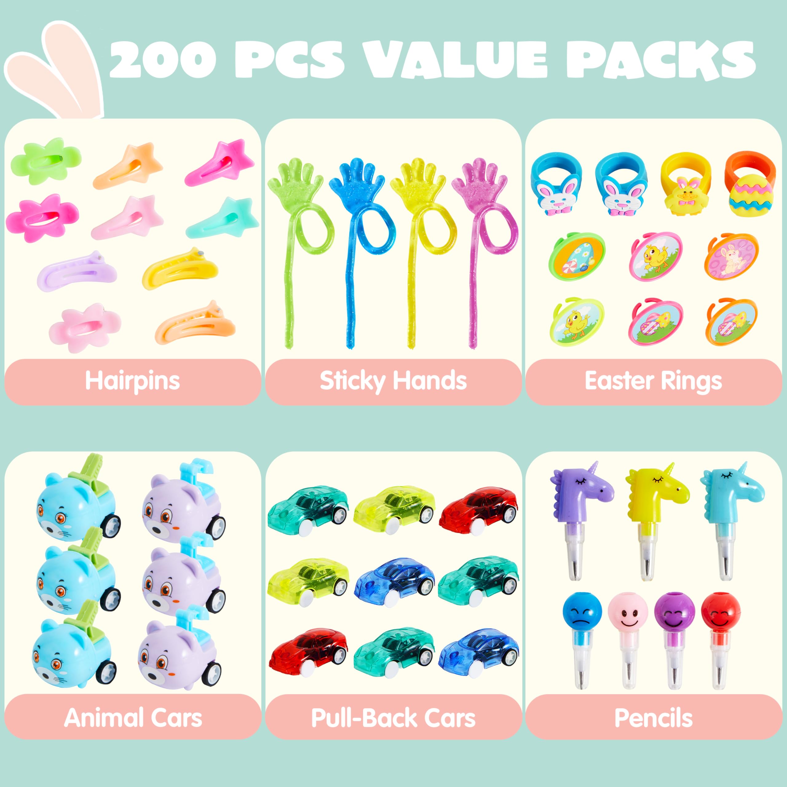 Foto 3 pulgar | Huevos De Pascua Precargados Joyin, 200 Unidades, Con Varios Juguetes - Venta Internacional.