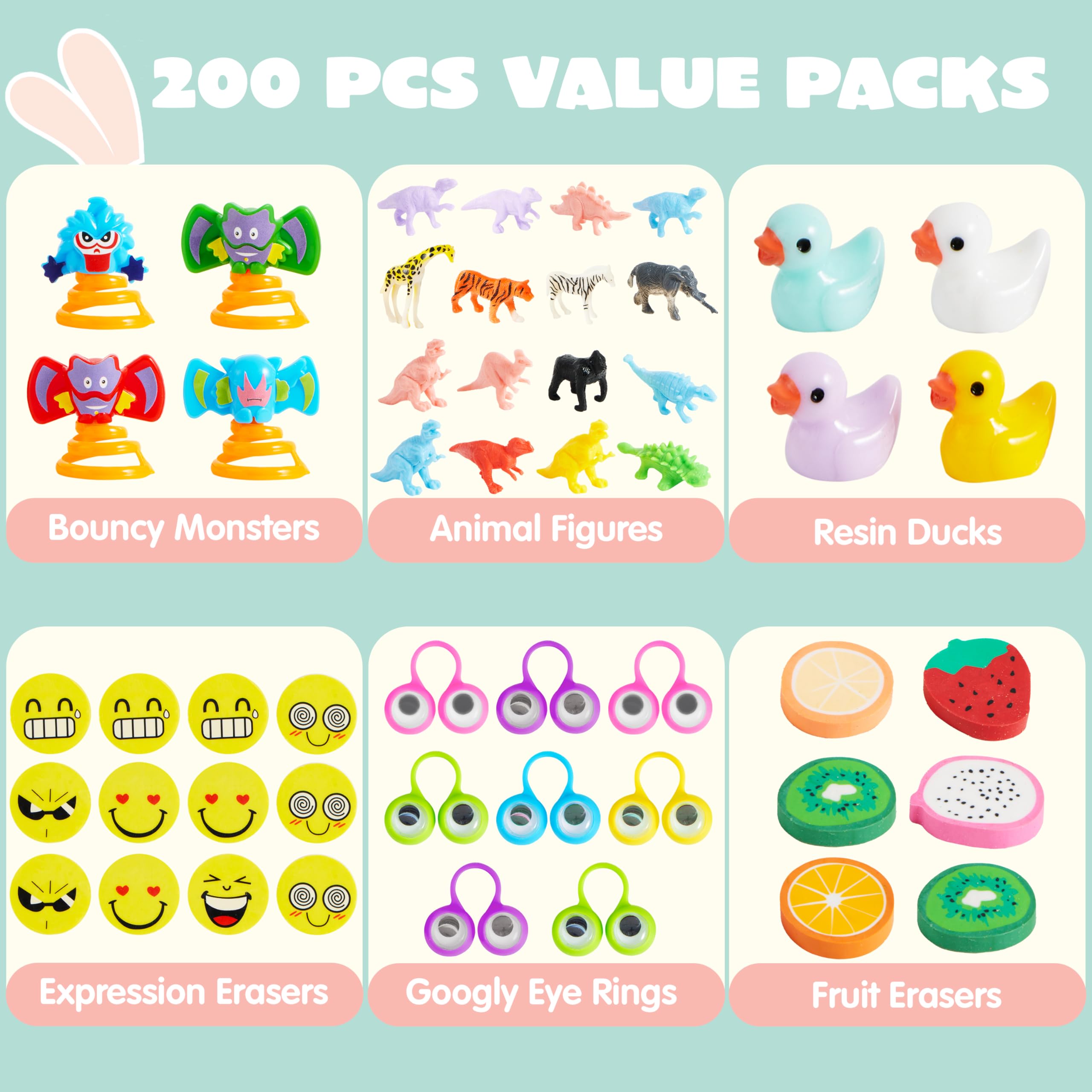 Foto 4 pulgar | Huevos De Pascua Precargados Joyin, 200 Unidades, Con Varios Juguetes - Venta Internacional.