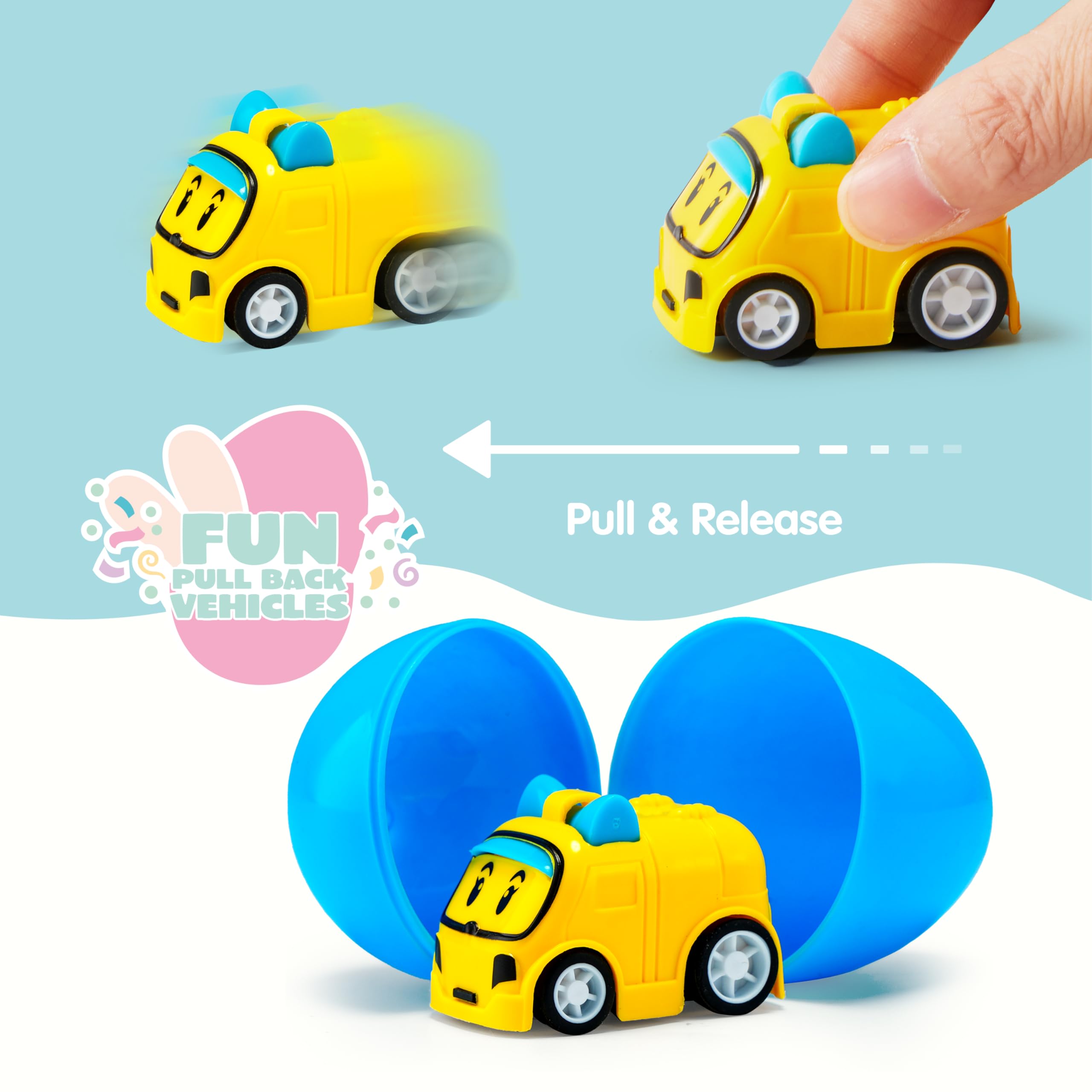 Foto 6 pulgar | Huevos De Pascua Precargados Joyin Con Coches Coloridos, 24 Unidades, Para Niños - Venta Internacional.