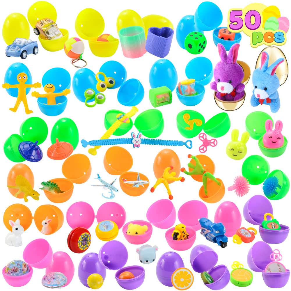 Foto 8 pulgar | Huevos De Pascua Precargados Joyin, 50 Unidades Con Relleno Toys For Hunt - Venta Internacional.