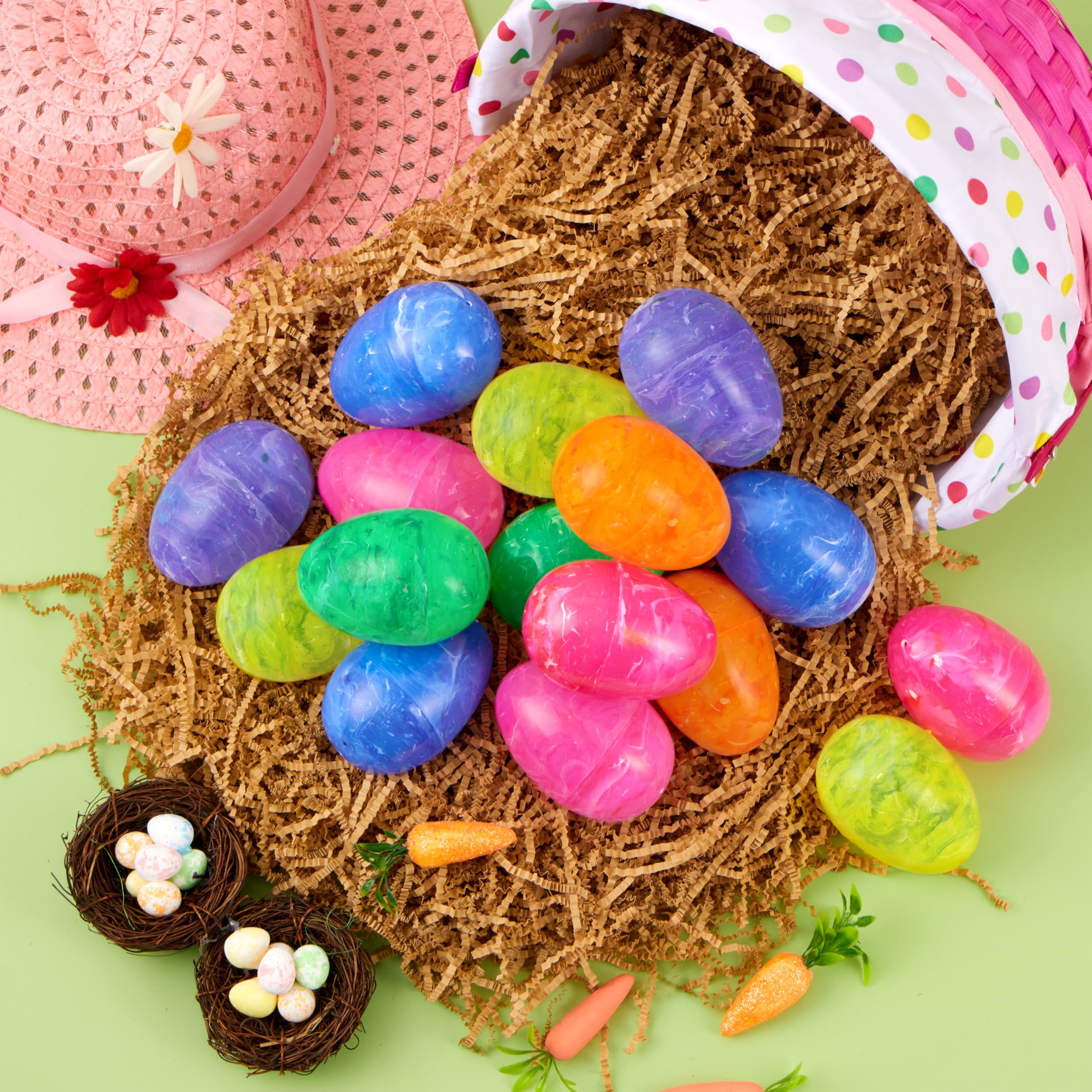 Foto 8 pulgar | Huevos De Pascua De Plástico Joyin Con Arcoíris Iridiscente De 8 Cm, 72 Unidades - Venta Internacional.