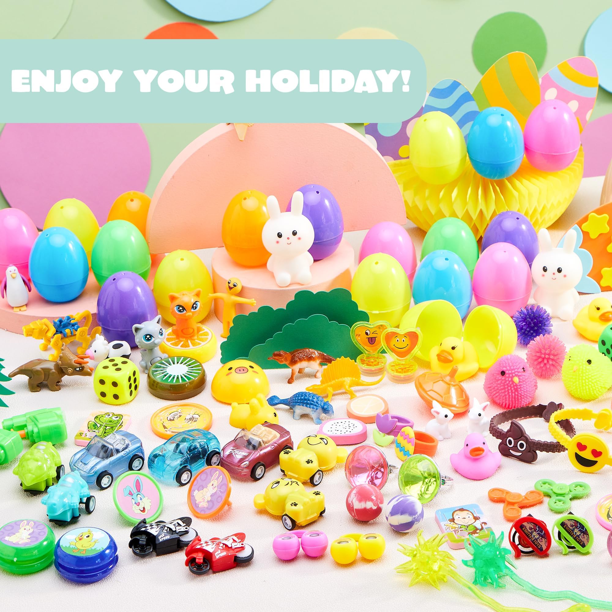 Foto 6 pulgar | Huevos De Pascua Joyin Precargados Con Juguetes Y Pegatinas, 80 Paquetes - Venta Internacional.