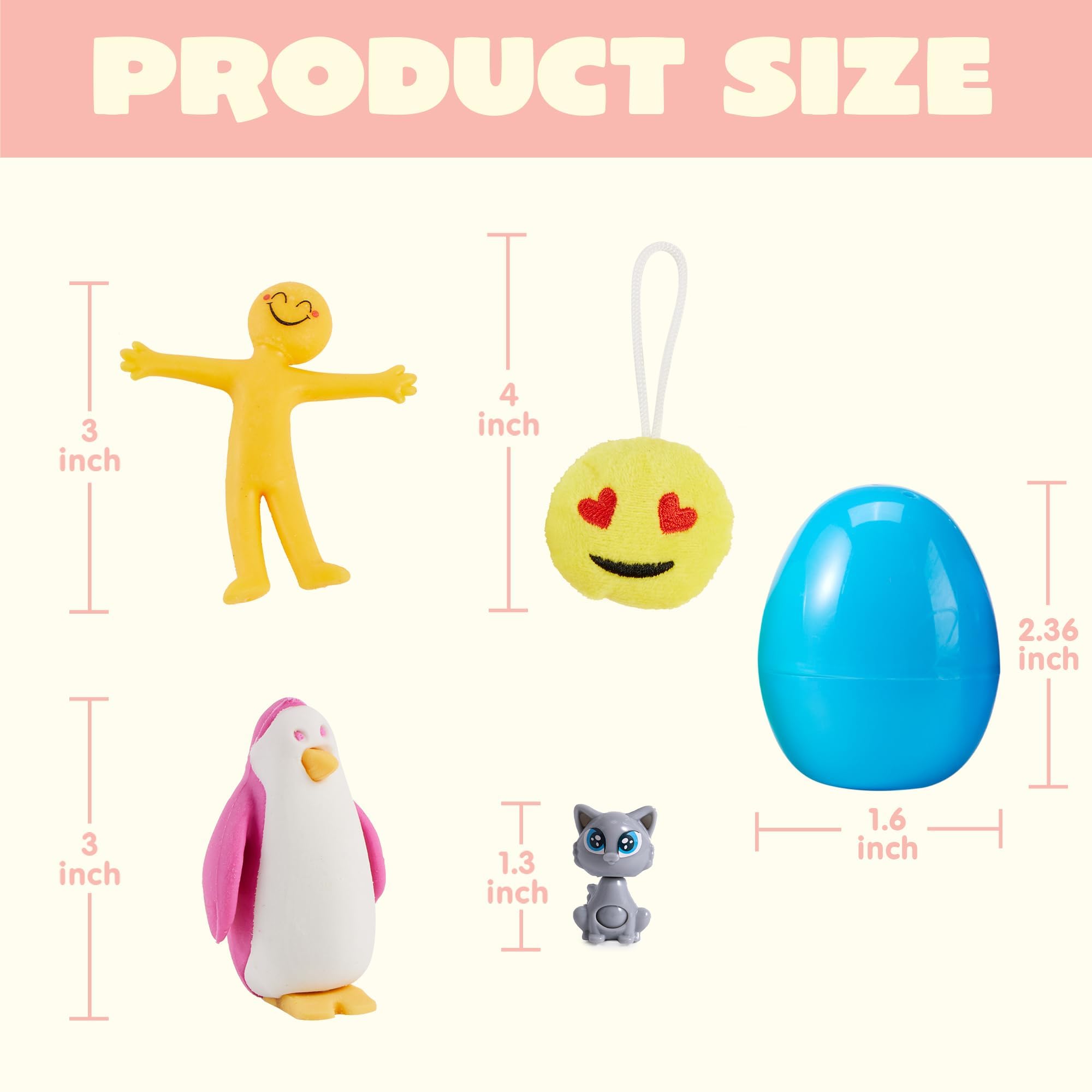 Foto 7 pulgar | Huevos De Pascua Joyin Precargados Con Juguetes Y Pegatinas, 80 Paquetes - Venta Internacional.