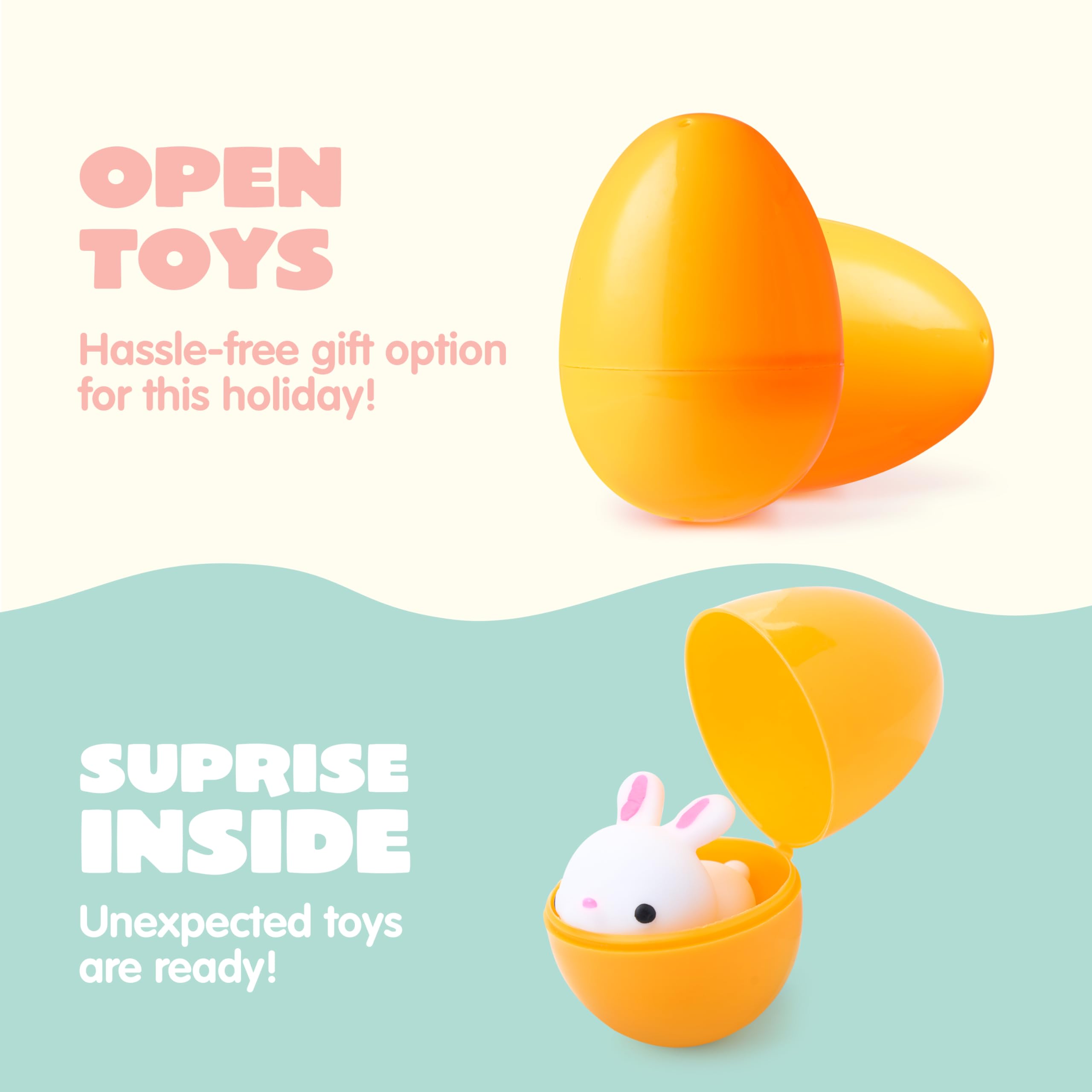 Foto 5 pulgar | Huevos De Pascua Precargados Joyin, 24 Unidades, Con Llaveros Con Mochi Y Burbujas - Venta Internacional.