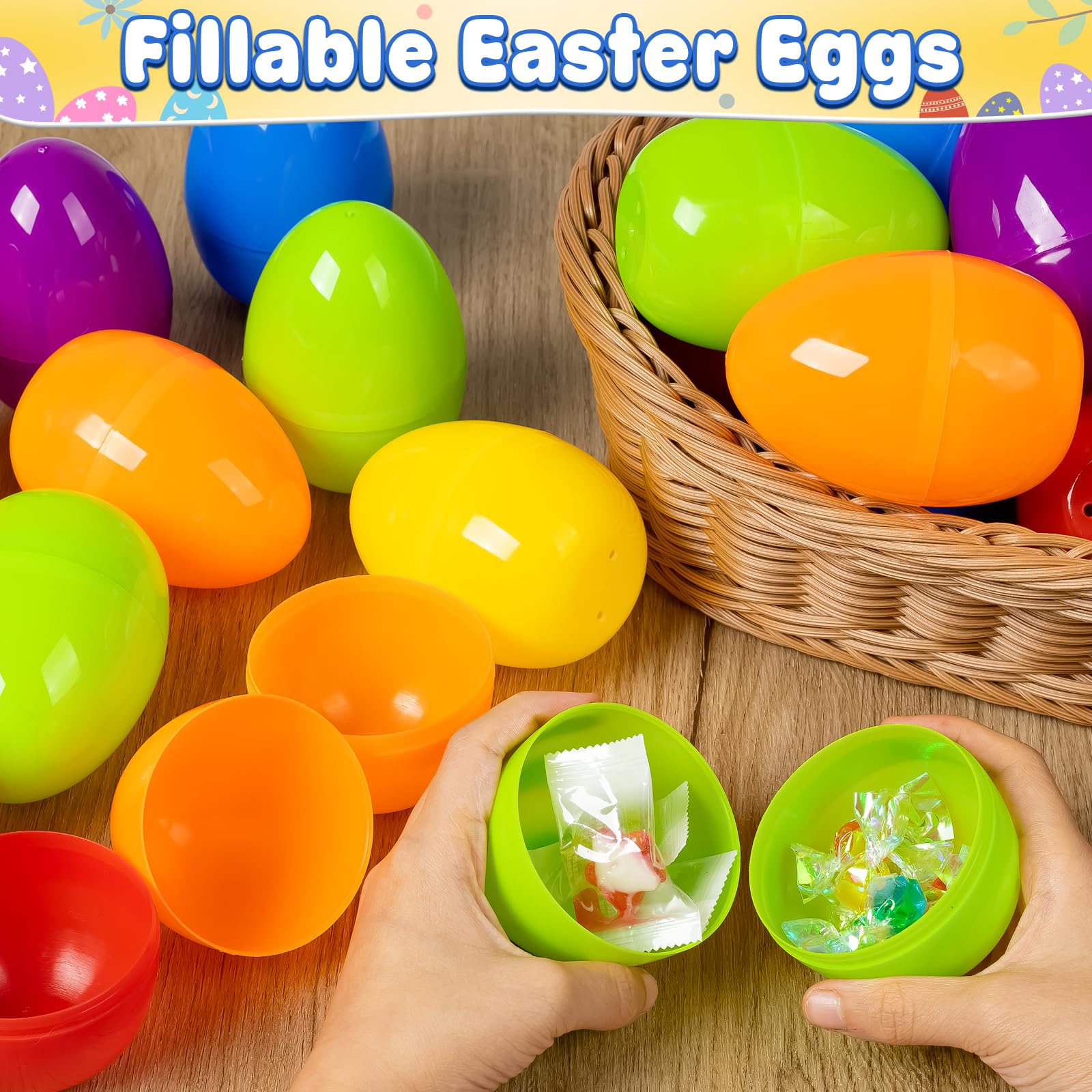 Foto 4 pulgar | Huevos De Pascua V-opitos, Grandes, Rellenables, De Plástico, 9 Cm, 38 Unidades, 7 Colores - Venta Internacional.