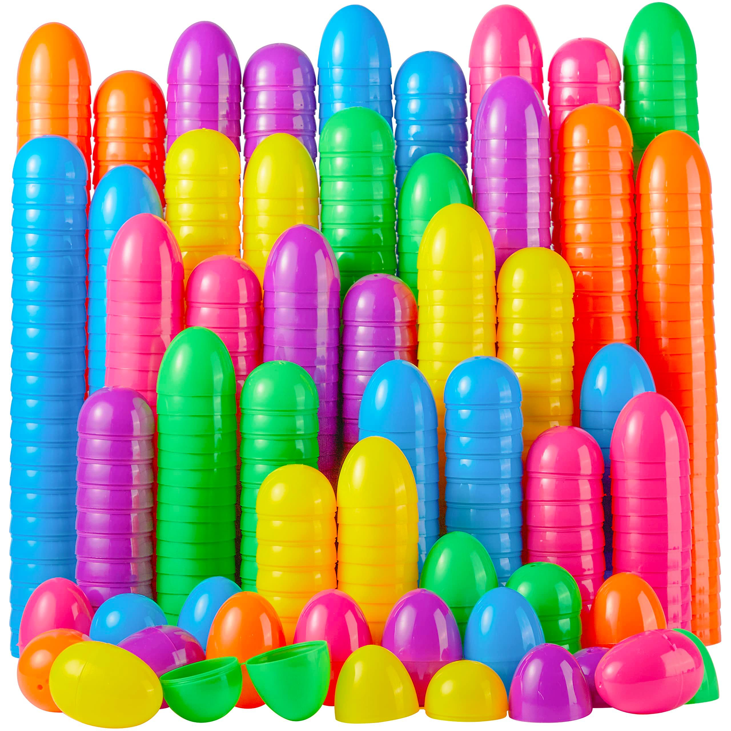 Huevos De Pascua Joyin, 600 Unidades, Cáscaras De Plástico Rellenables De 2.3 Pulgadas - Venta Internacional.