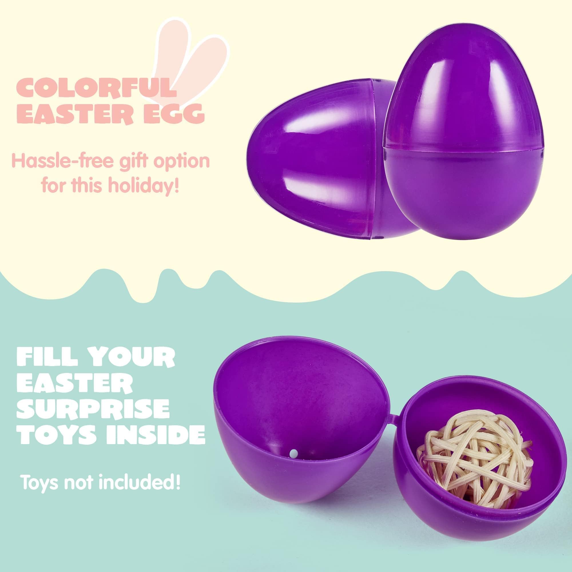 Foto 4 pulgar | Huevos De Pascua Joyin, 600 Unidades, Cáscaras De Plástico Rellenables De 2.3 Pulgadas - Venta Internacional.