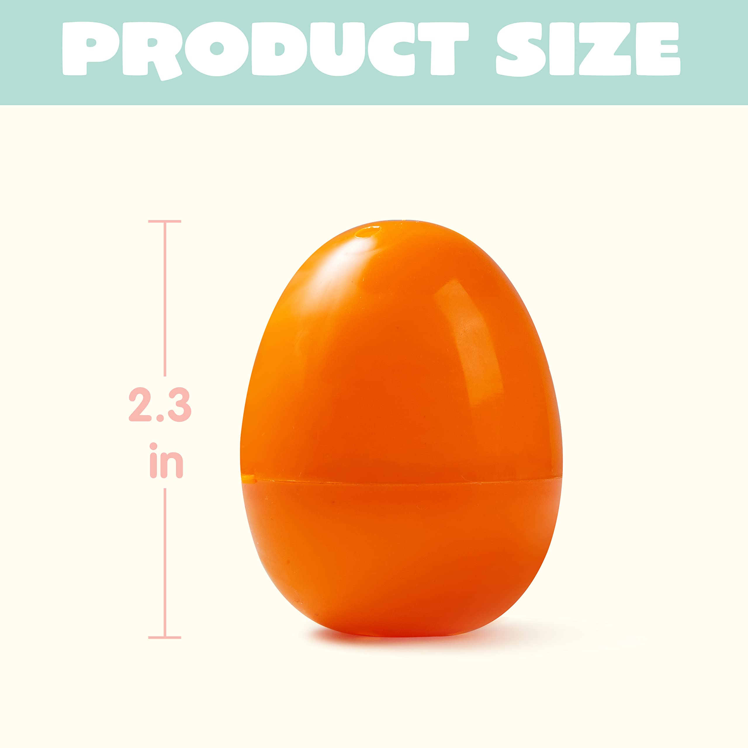 Foto 5 pulgar | Huevos De Pascua Joyin, 600 Unidades, Cáscaras De Plástico Rellenables De 2.3 Pulgadas - Venta Internacional.