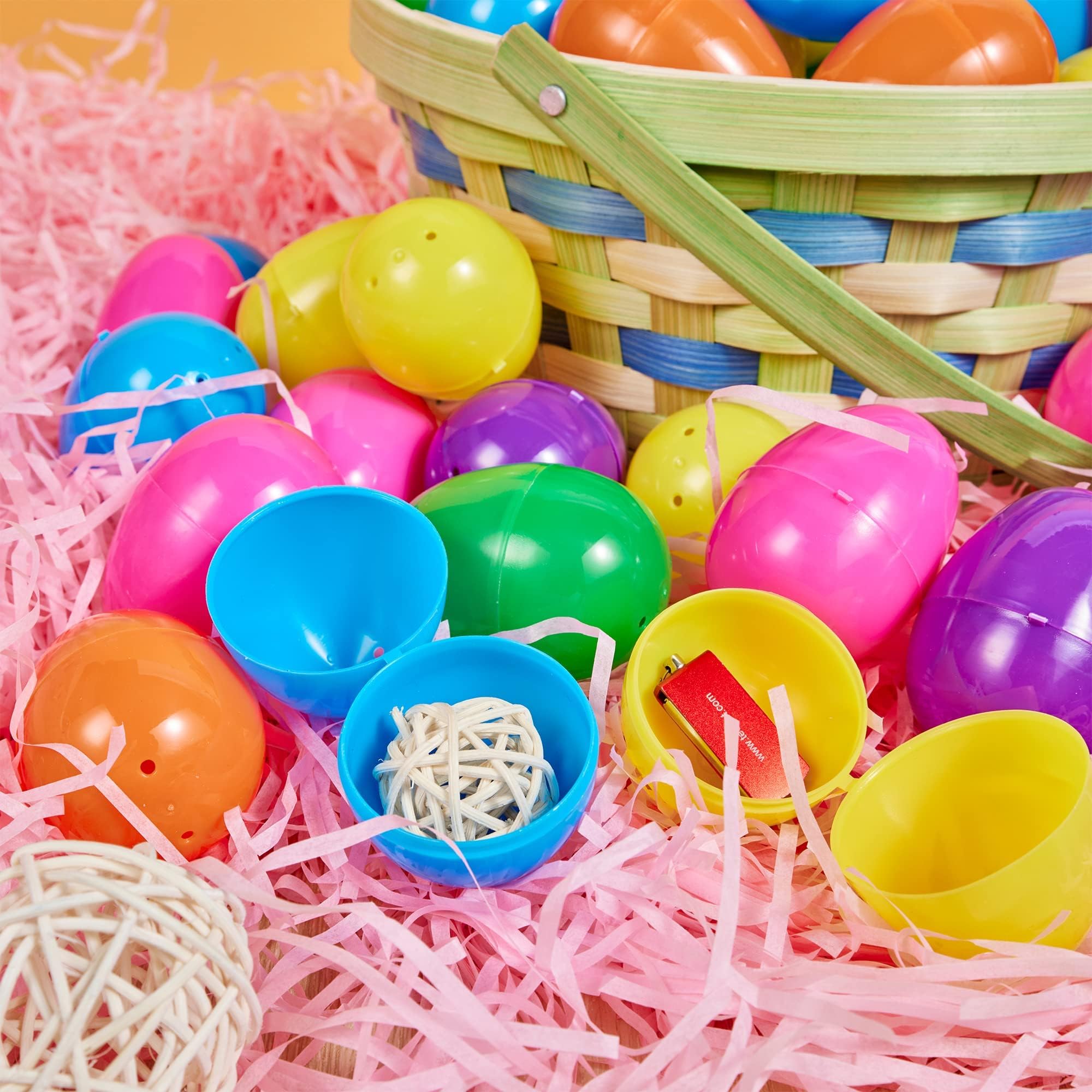 Foto 8 pulgar | Huevos De Pascua Joyin, 600 Unidades, Cáscaras De Plástico Rellenables De 2.3 Pulgadas - Venta Internacional.