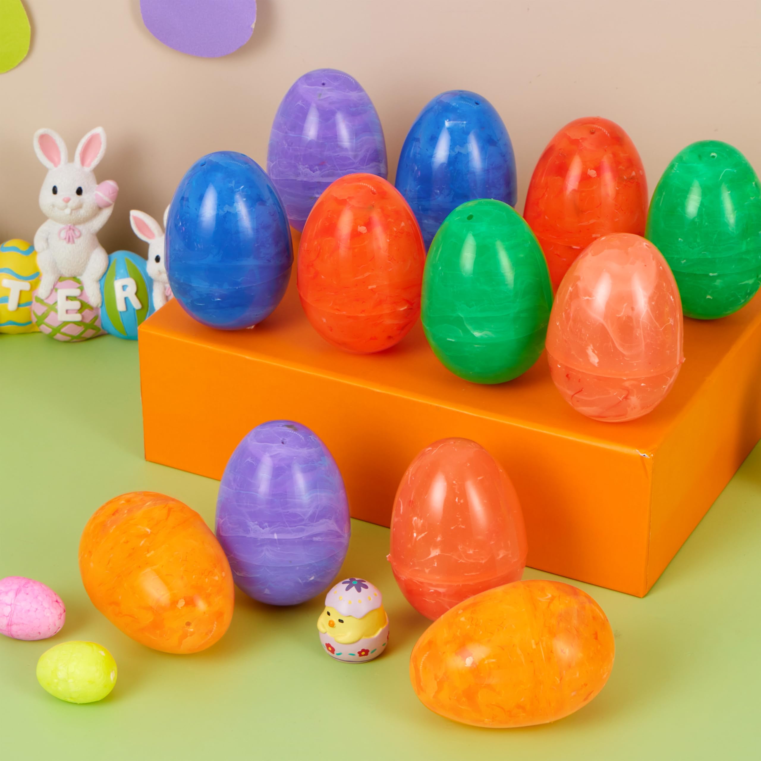 Foto 8 pulgar | Huevos De Pascua De Plástico Joyin Con Estampado Iridiscente, 30 Unidades, 8 Cm De Alto - Venta Internacional.