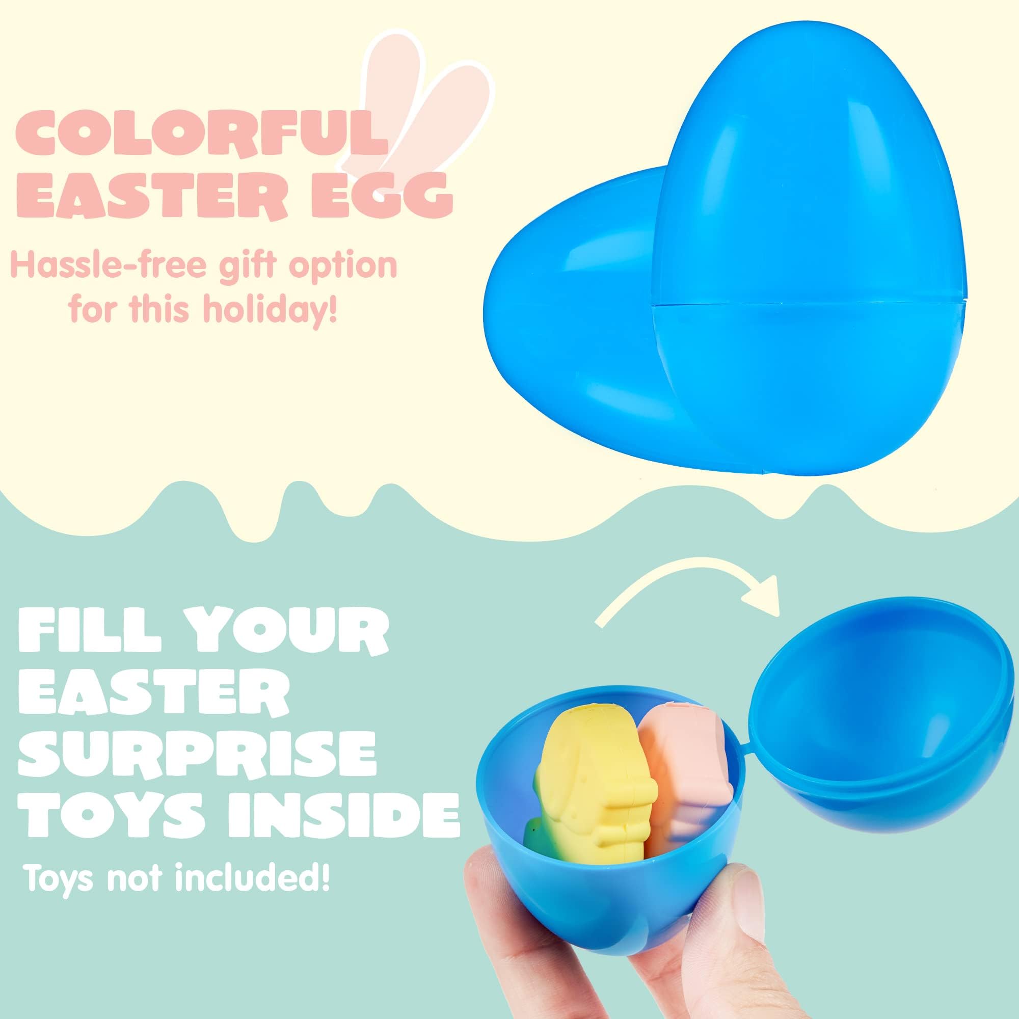 Foto 4 pulgar | Huevos De Pascua De Plástico Joyin, 1000 Unidades, 8 Cm, Rellenables Con Bisagra - Venta Internacional.