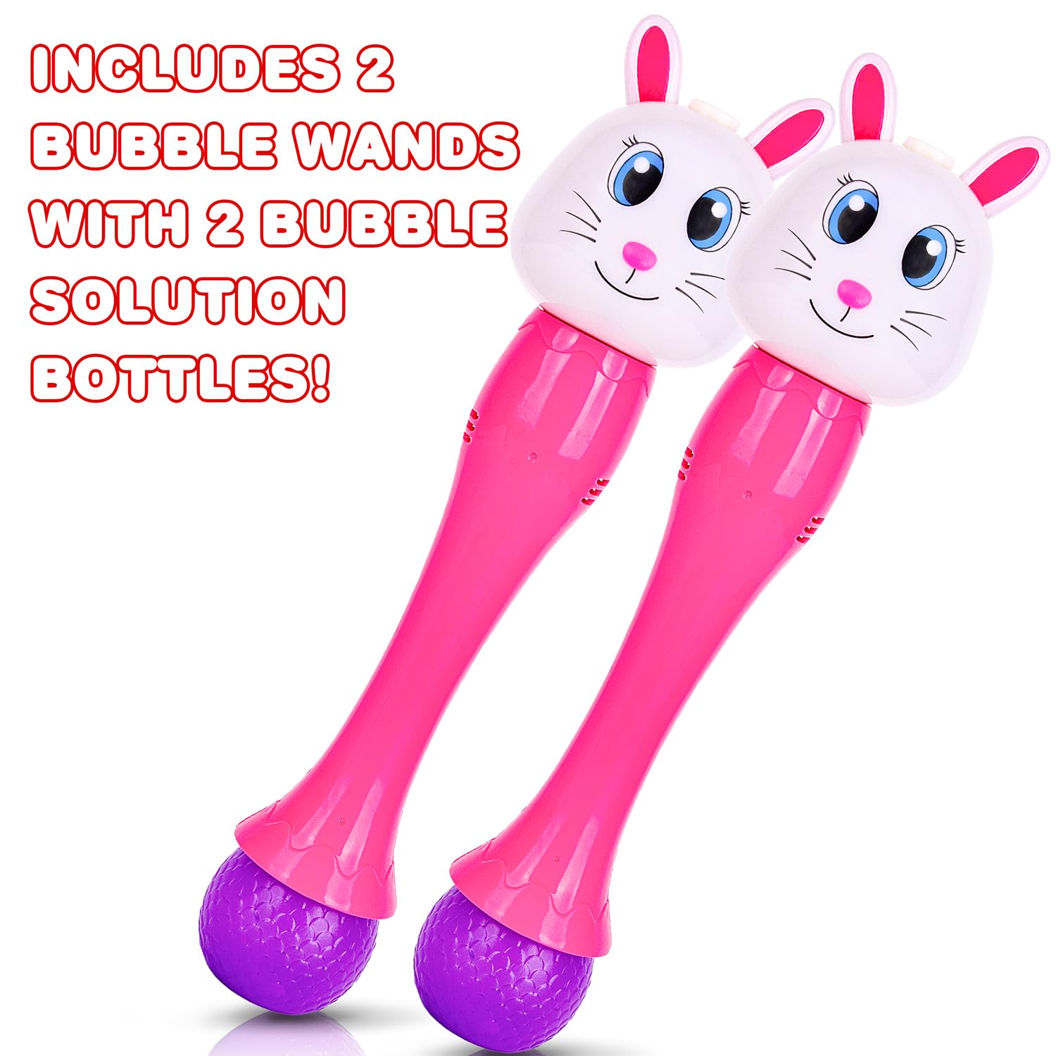 Foto 5 pulgar | Bubble Wands Artcreativity Light Up Bunny Easter Set De 2 - Venta Internacional.