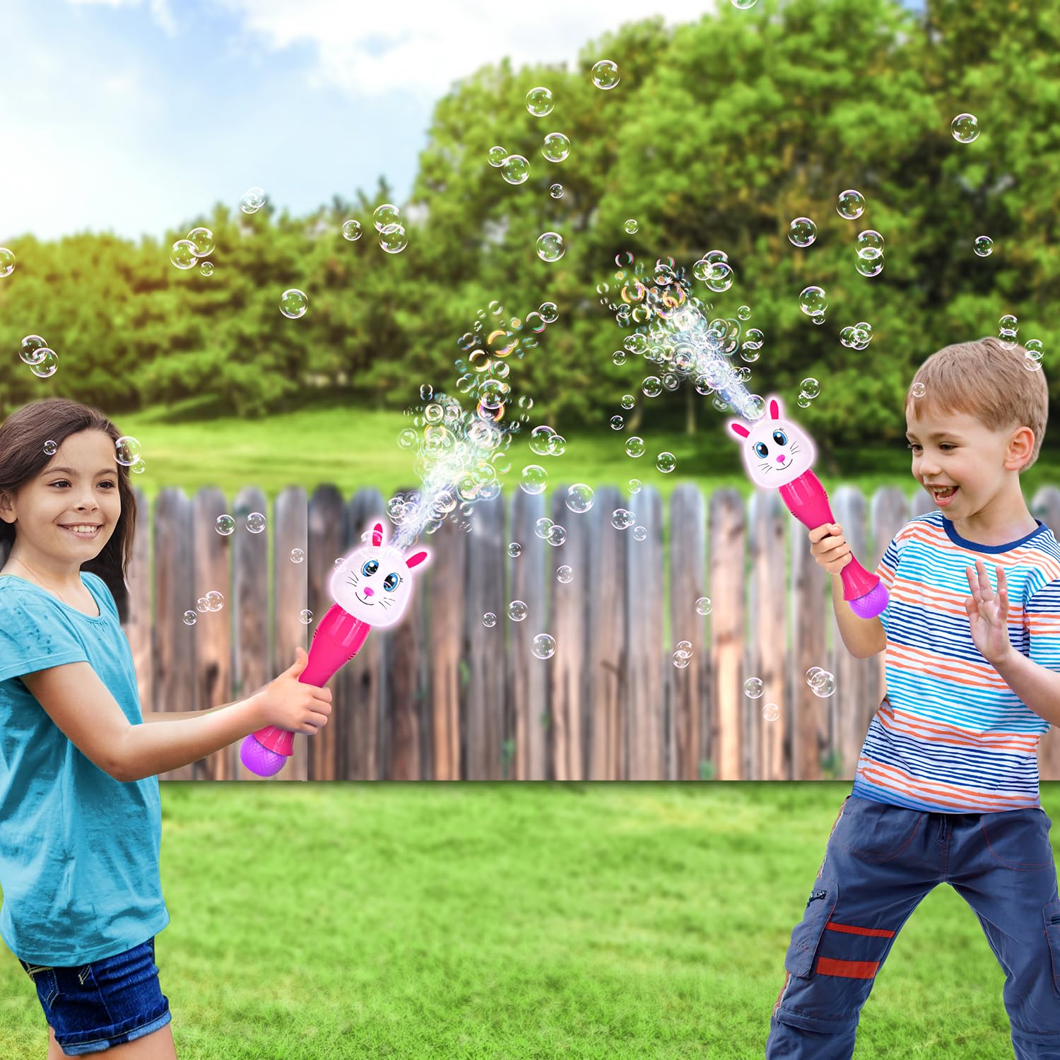 Foto 7 pulgar | Bubble Wands Artcreativity Light Up Bunny Easter Set De 2 - Venta Internacional.