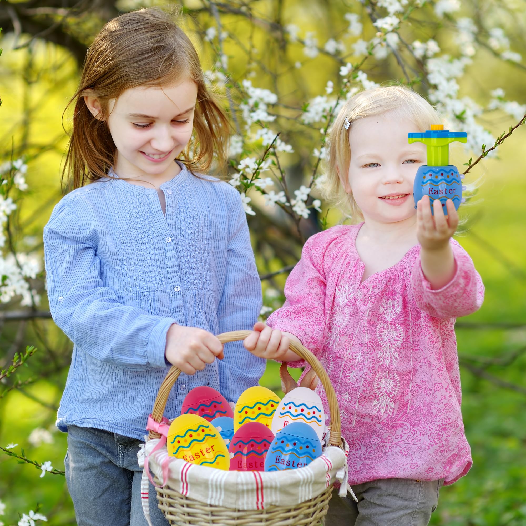 Foto 7 pulgar | Set De 12 Peoncillos Con Forma De Huevo De Pascua Artcreativity Para Niños - Venta Internacional.